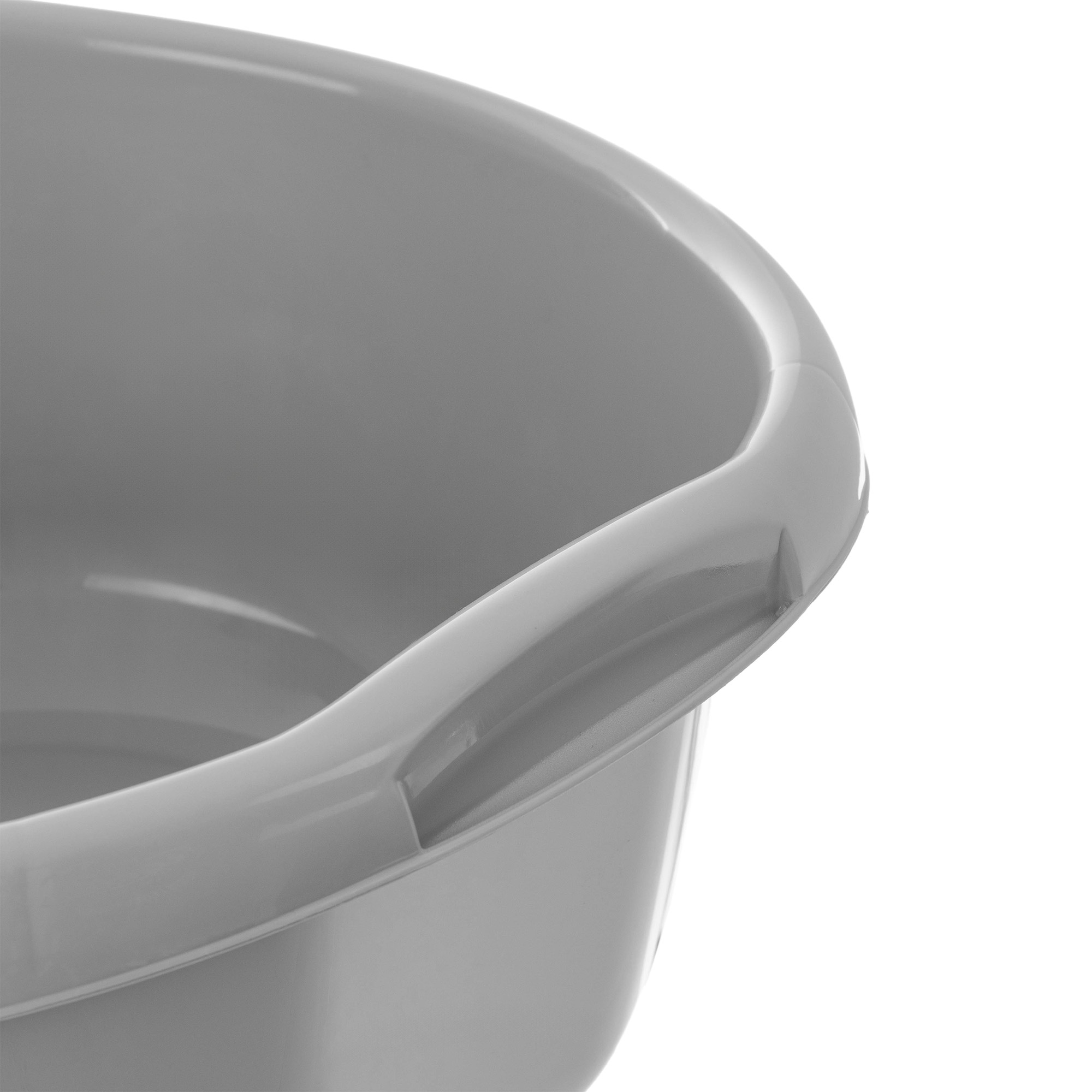 Miednica plastikowa z uchwytami Treix 25L szara