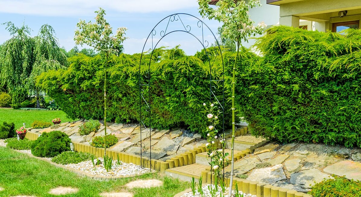 Pergola ogrodowa na kwiaty 240 cm, czarna