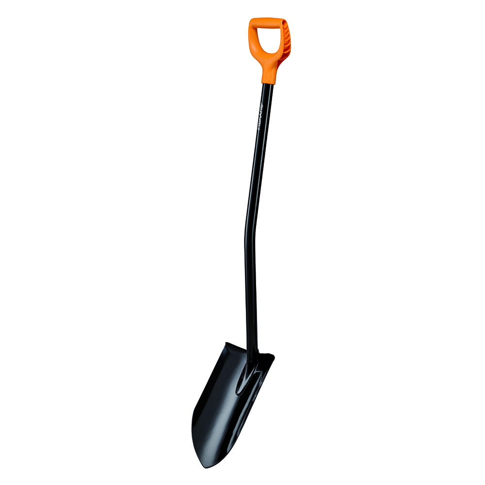 Fiskars 1067517 Solid+ Szpadel ostry XL długi trzonek