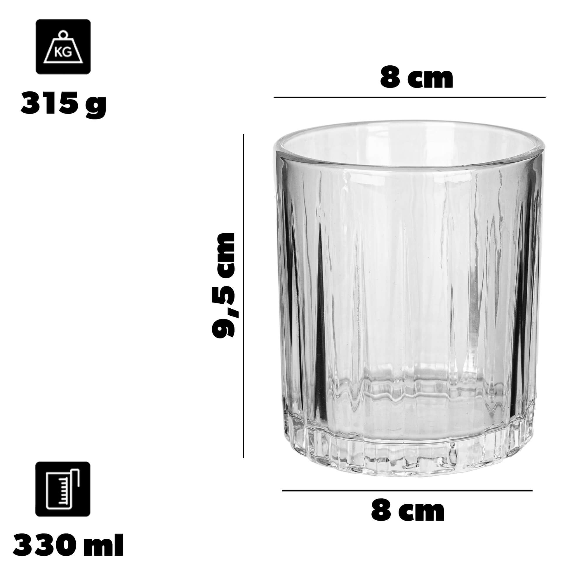 Szklanka do whisky i drinków Auverse 330ml 1 szt.