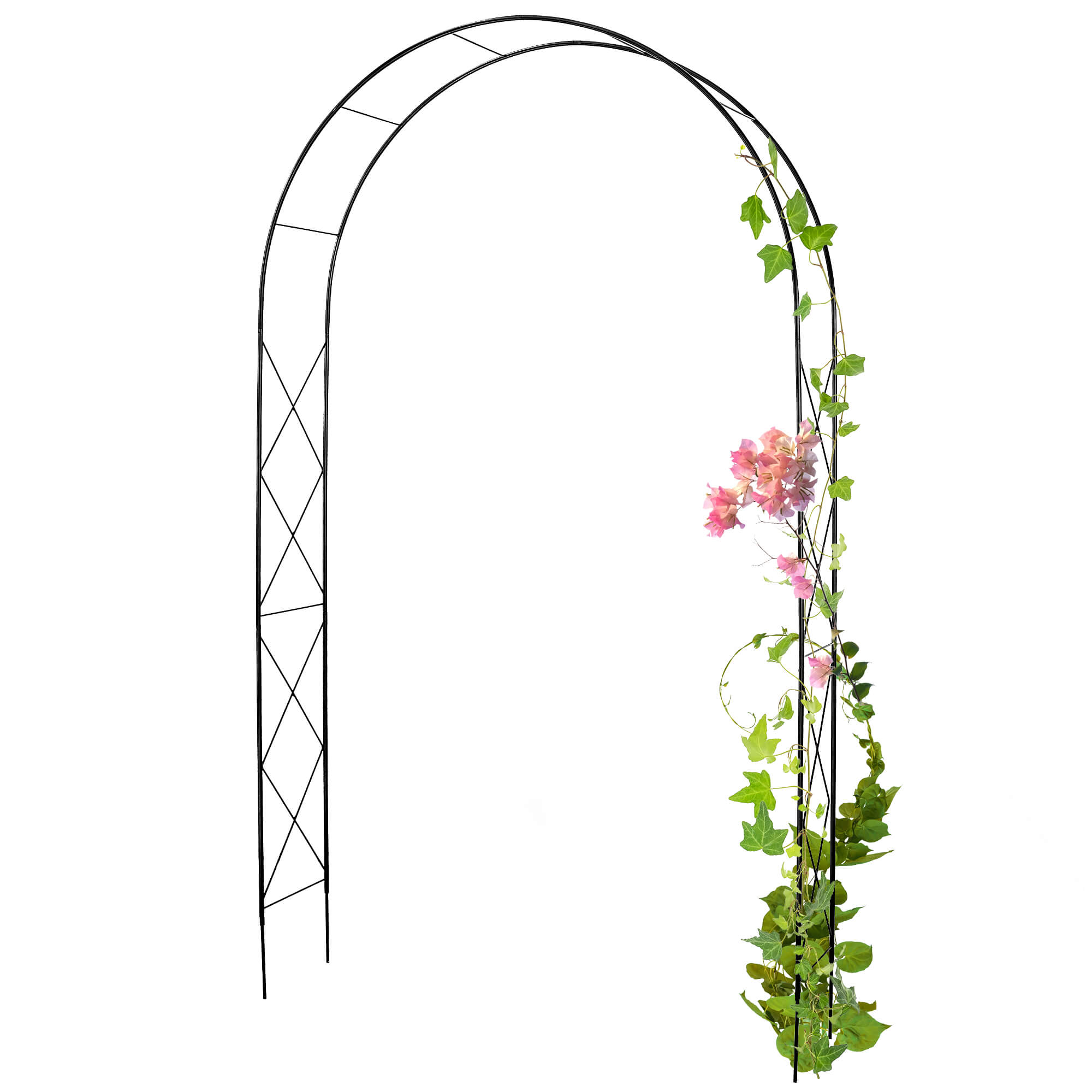 Pergola metalowa "Atri" 255 cm, czarna