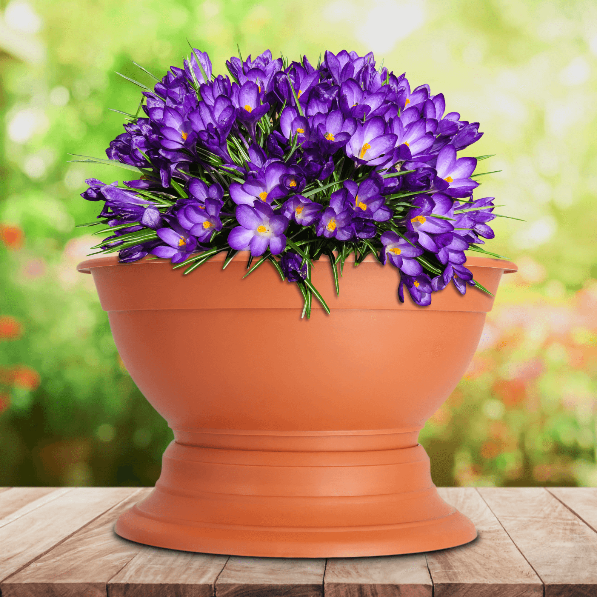 Misa cmentarna Ulmi na kwiaty 29 cm, terrakota