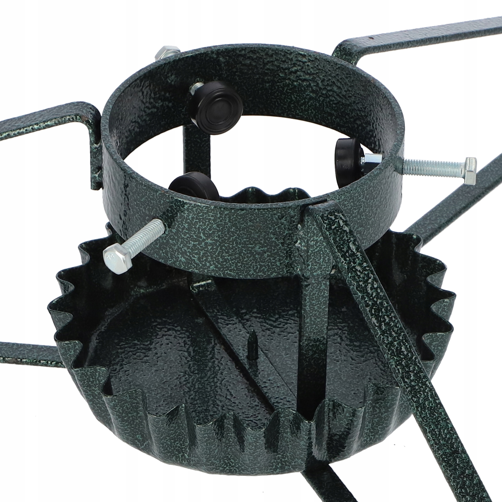 Metalowy stojak na choinkę 66cm zielony