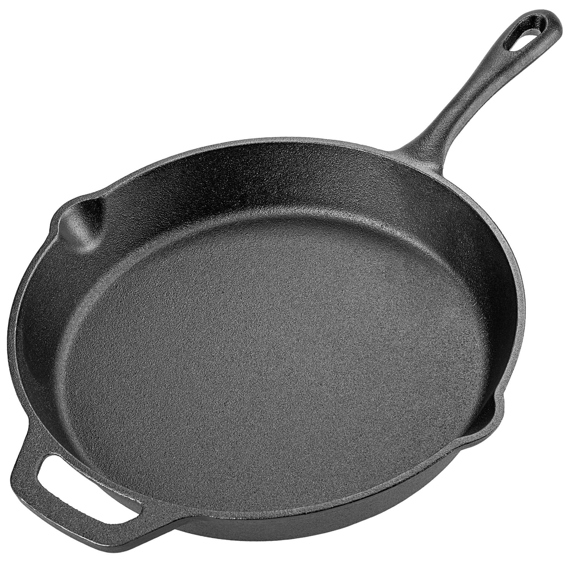 Zestaw patelni żeliwnych Prese 20 cm + 25 cm + 30 cm czarny