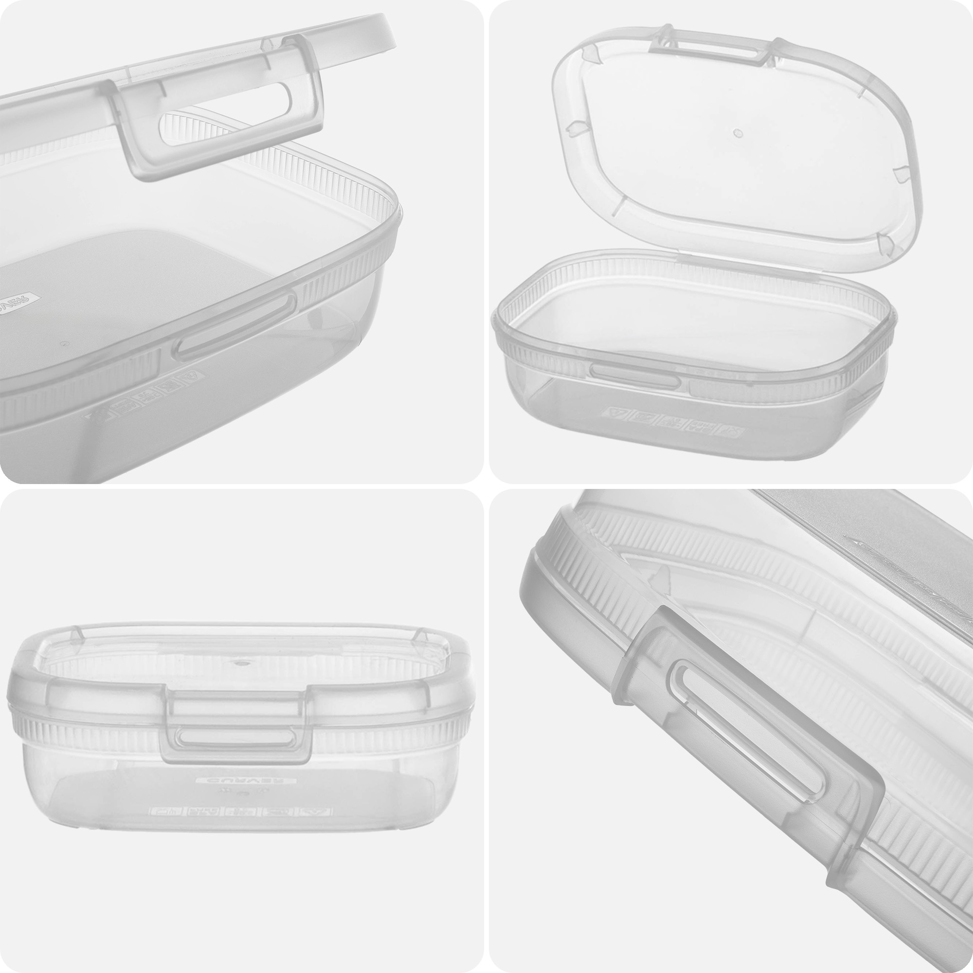 Pojemnik na żywność prostokątny Curver Snap Box 0,25L