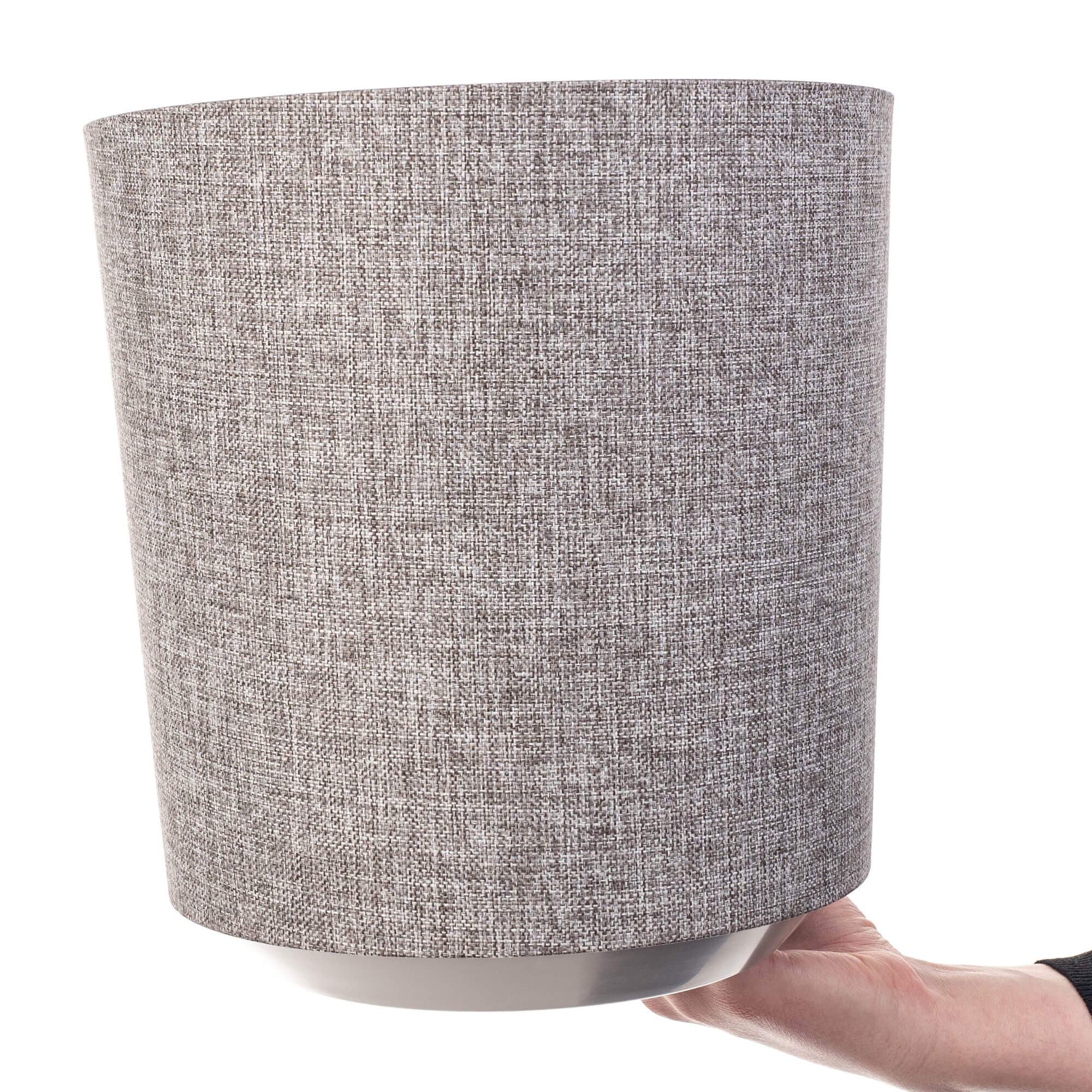 Doniczka osłonka Pebris 25cm taupe