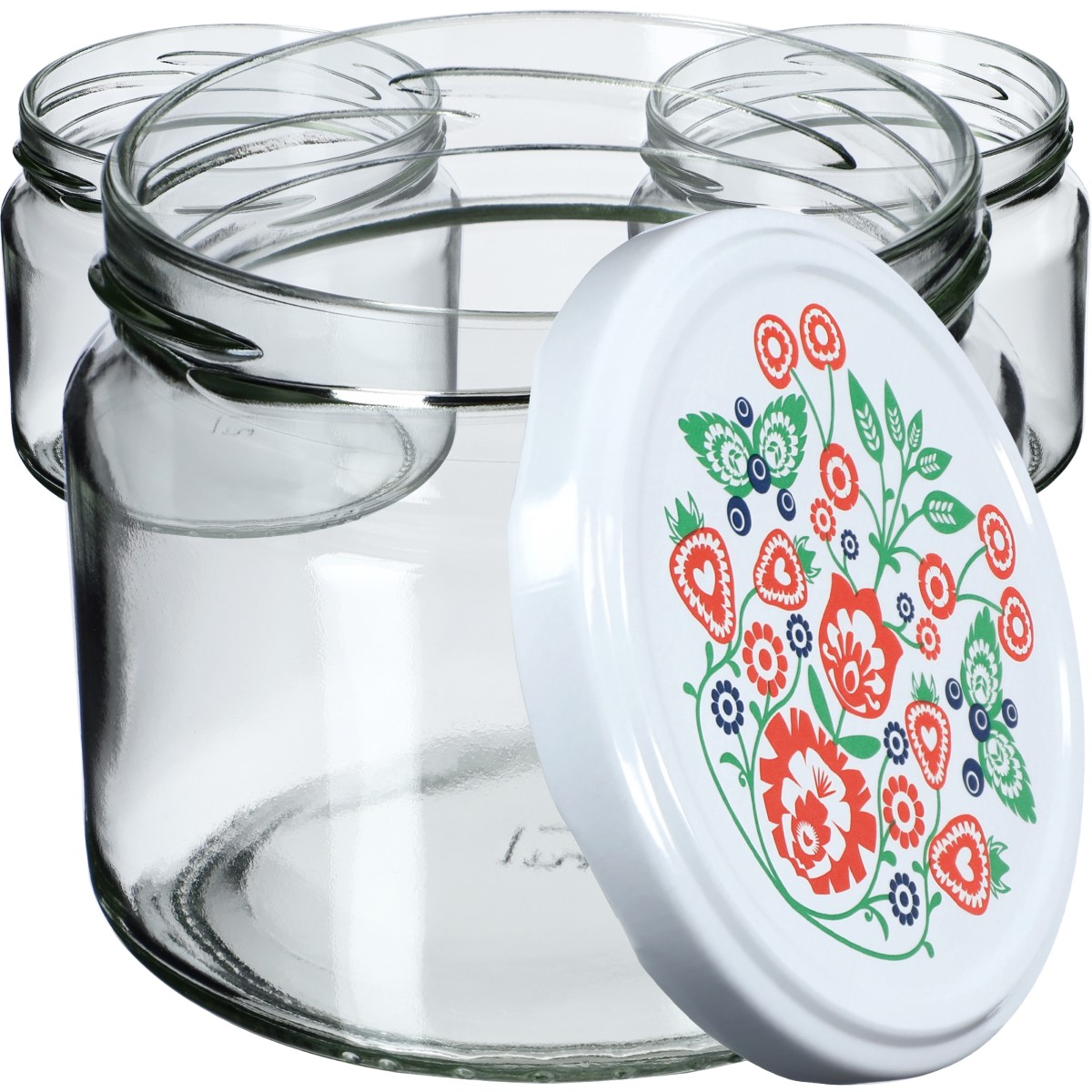 Słoiki Sonka 330ml 50szt fi 82 mm + wieczka "Folklor"