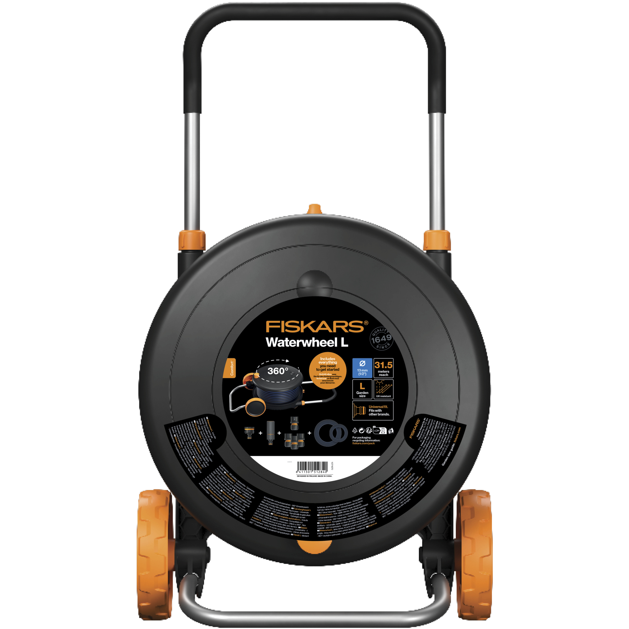 Fiskars 1071670 Comfort Bęben z wężem L 13 mm (1/2) 30 m