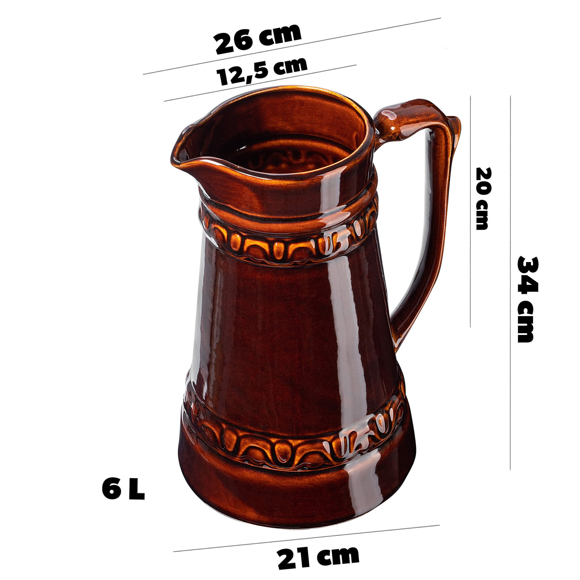 Dzban na piwo Olympia 6L