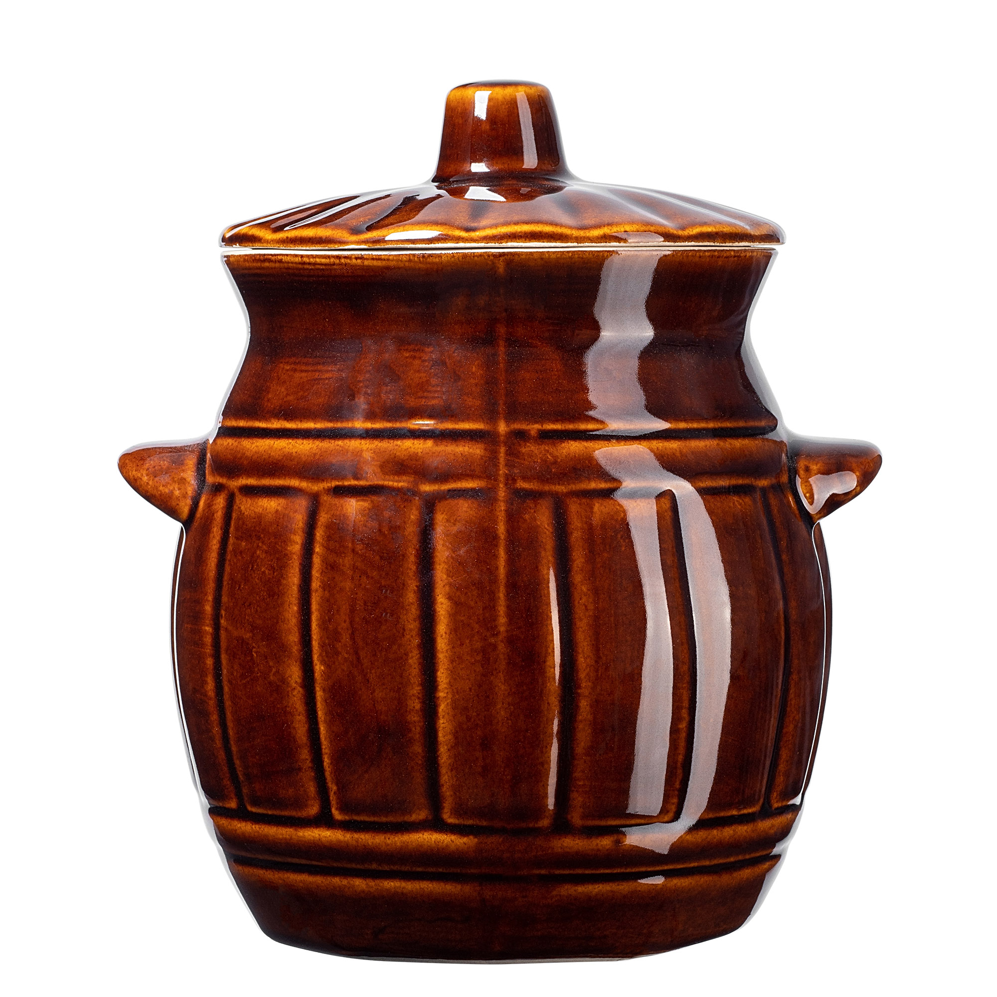 Beczka kamionkowa Helios 1.2L, z pokrywką