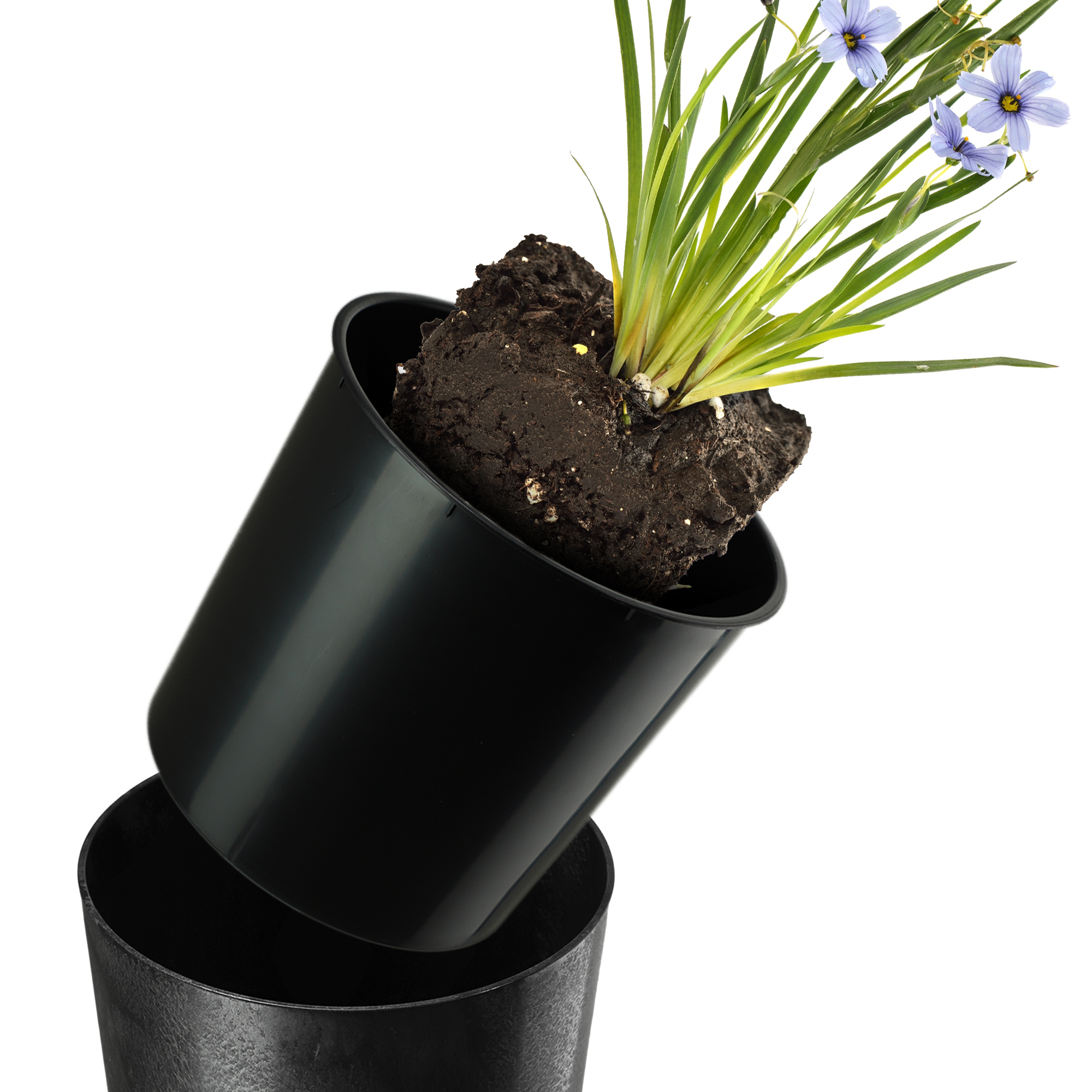 Doniczka na kwiaty Merag 26 cm czarny beton