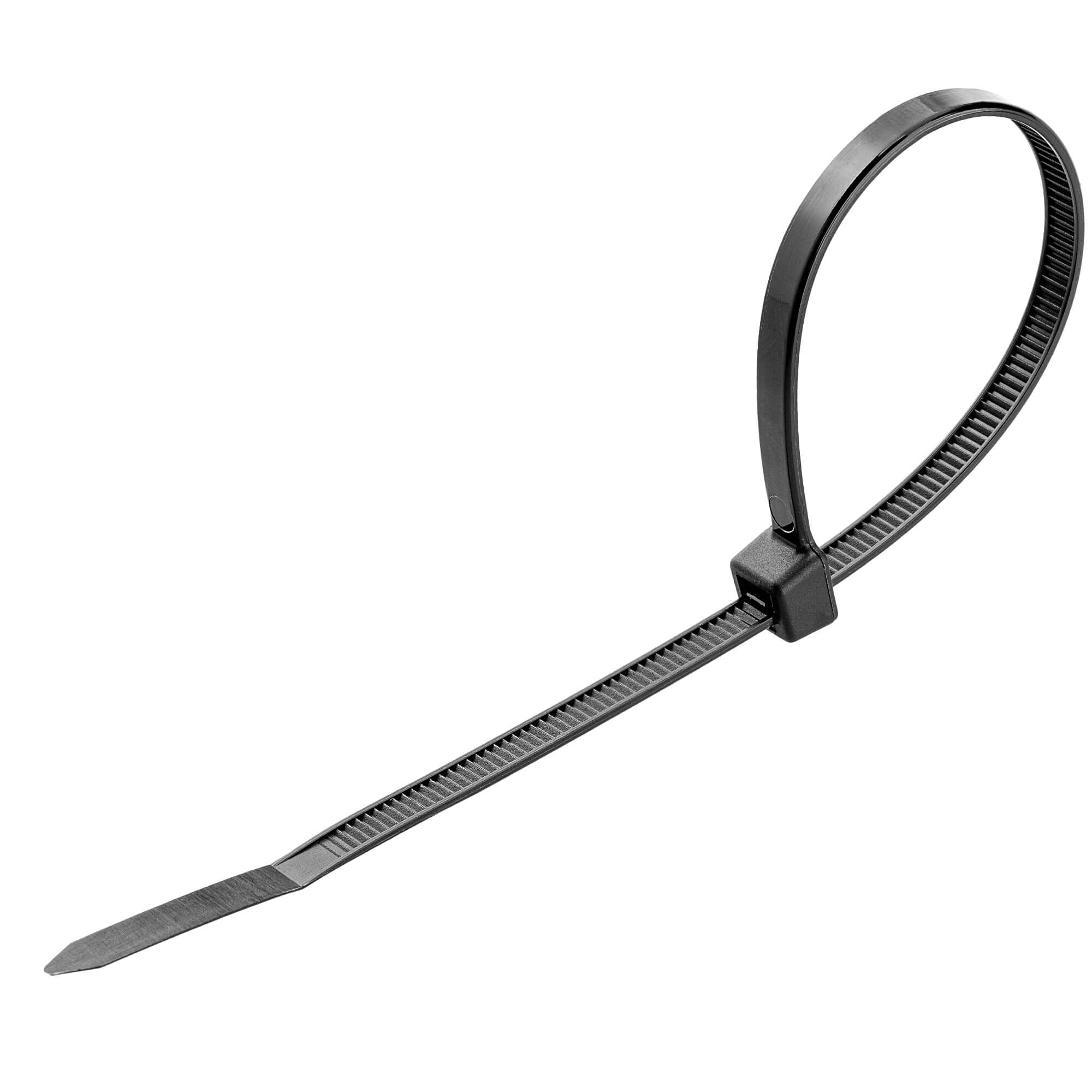 Opaski zaciskowe Maurens 200 x 3.6 mm czarne 200 szt.