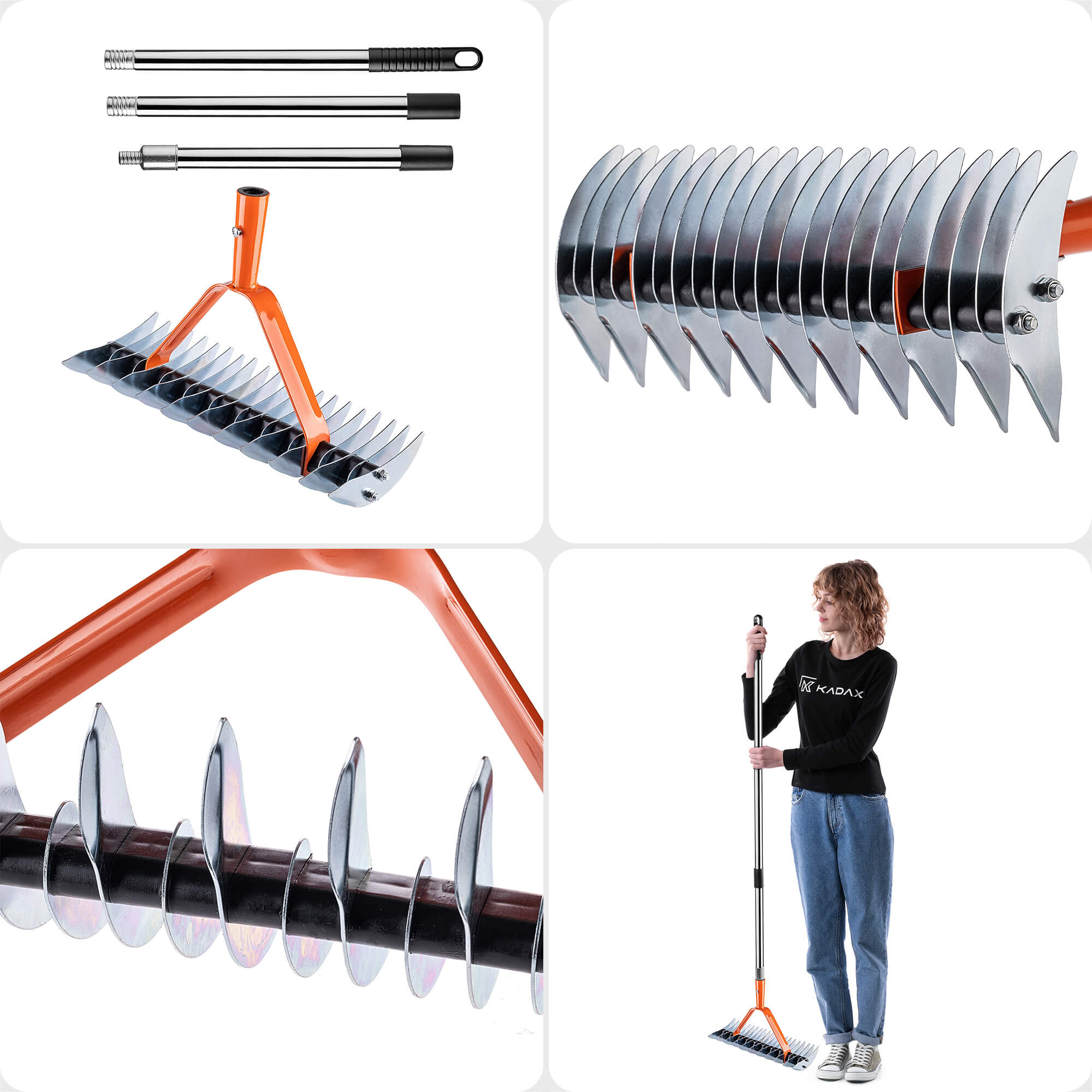 Aerator ogrodowy dwustronny Voulx 137 x 35 cm