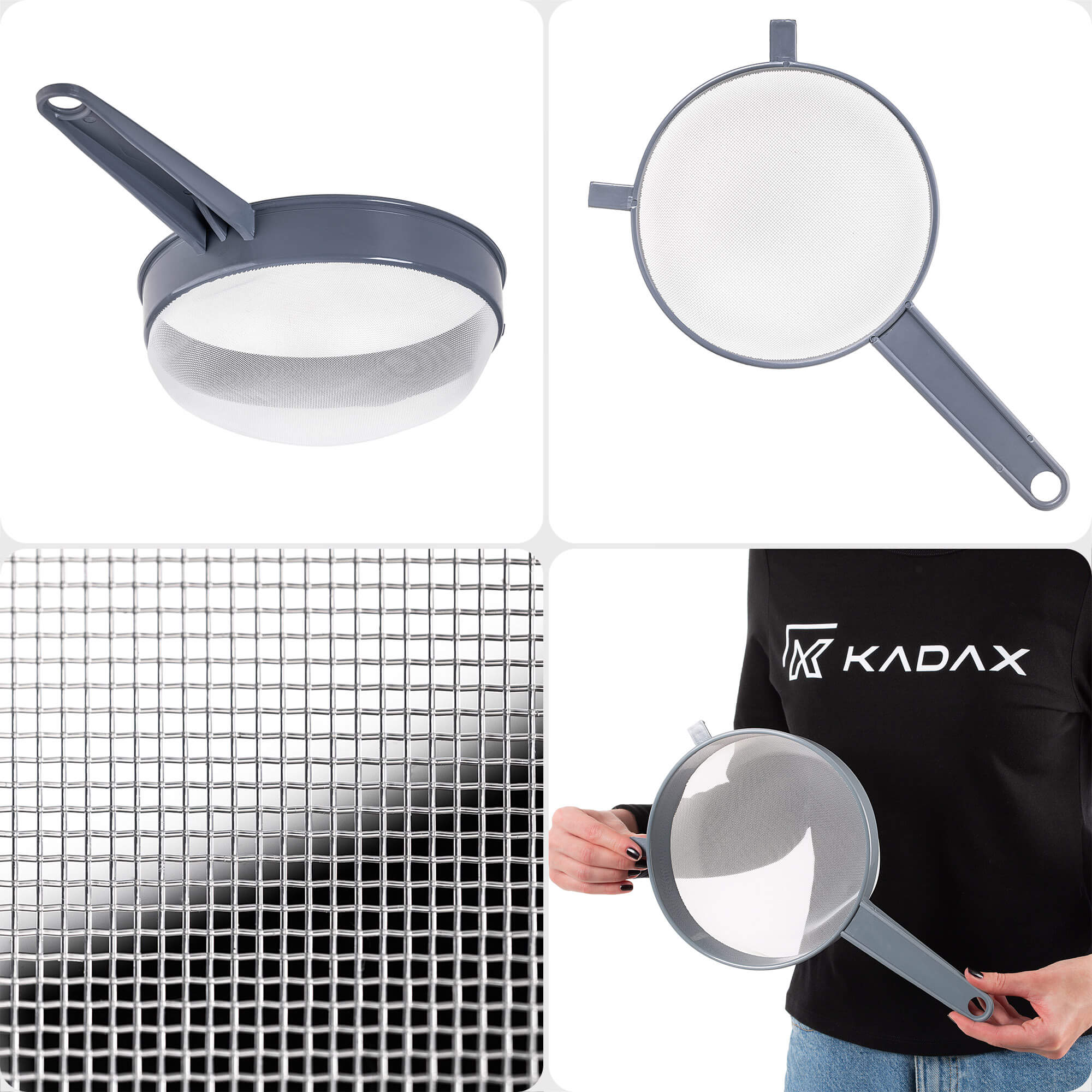 Sitko kuchenne Paludi 20 cm szare