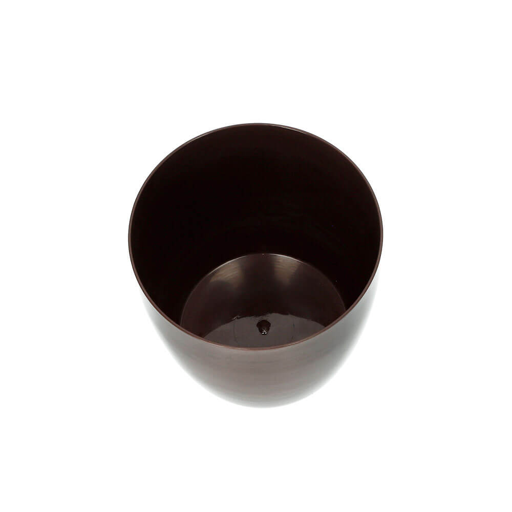 Doniczka na kwiaty Agen 18 cm, brązowy marmur
