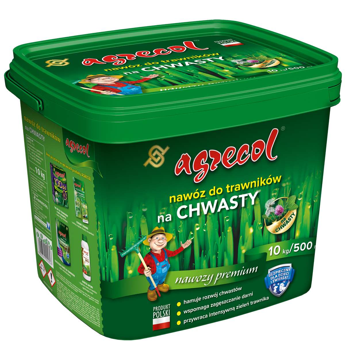 Agrecol Nawóz do trawników zachwaszczonych 10 kg