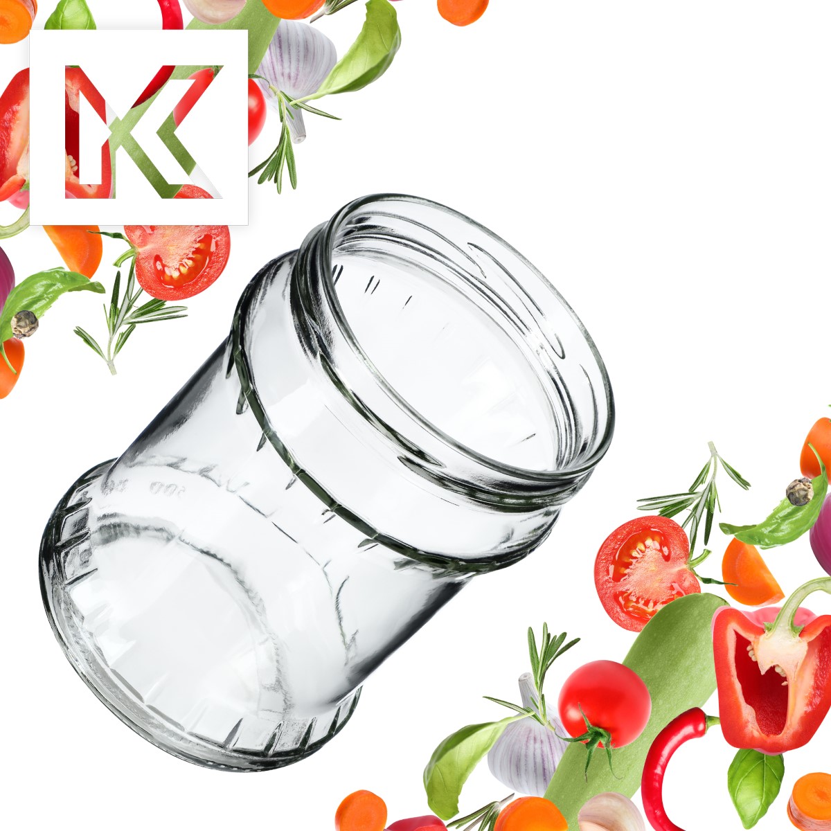 Słoiki na przetwory Kisko 500ml fi 82 mm 8szt + wieczko Bolesławiec