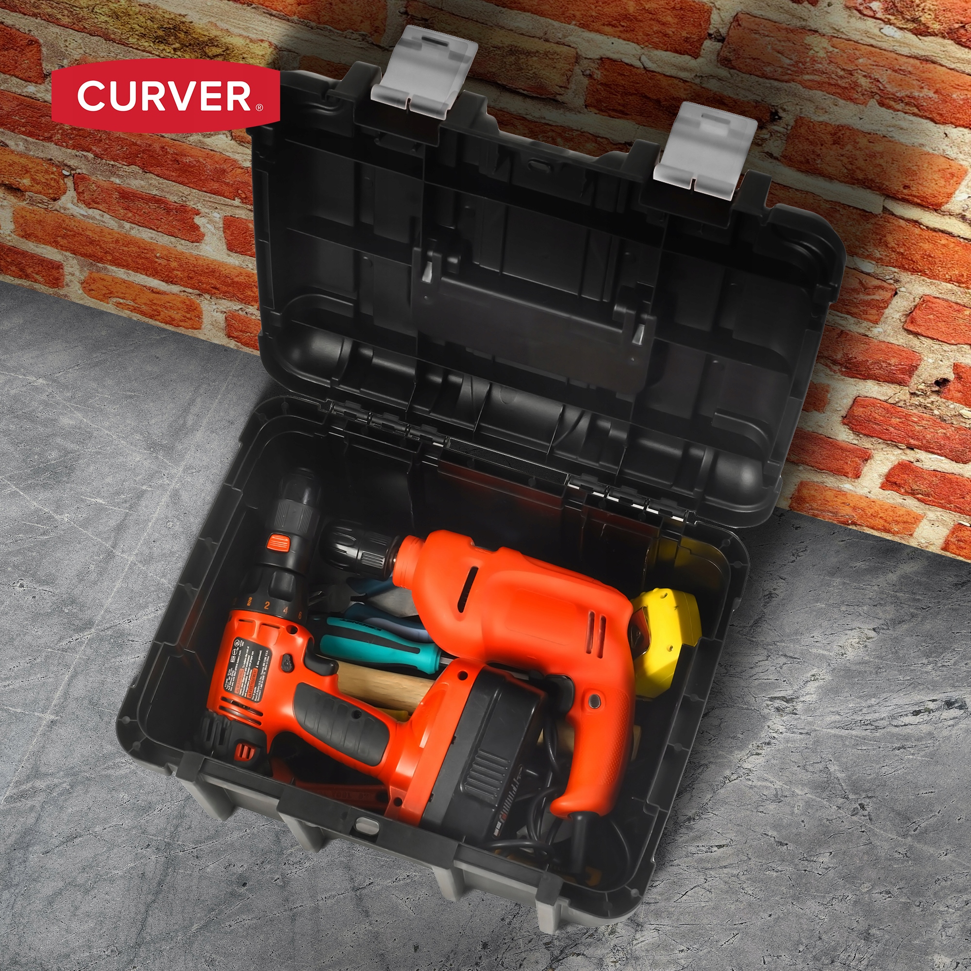 Skrzynka narzędziowa Keter Wide Tool Box, czarna