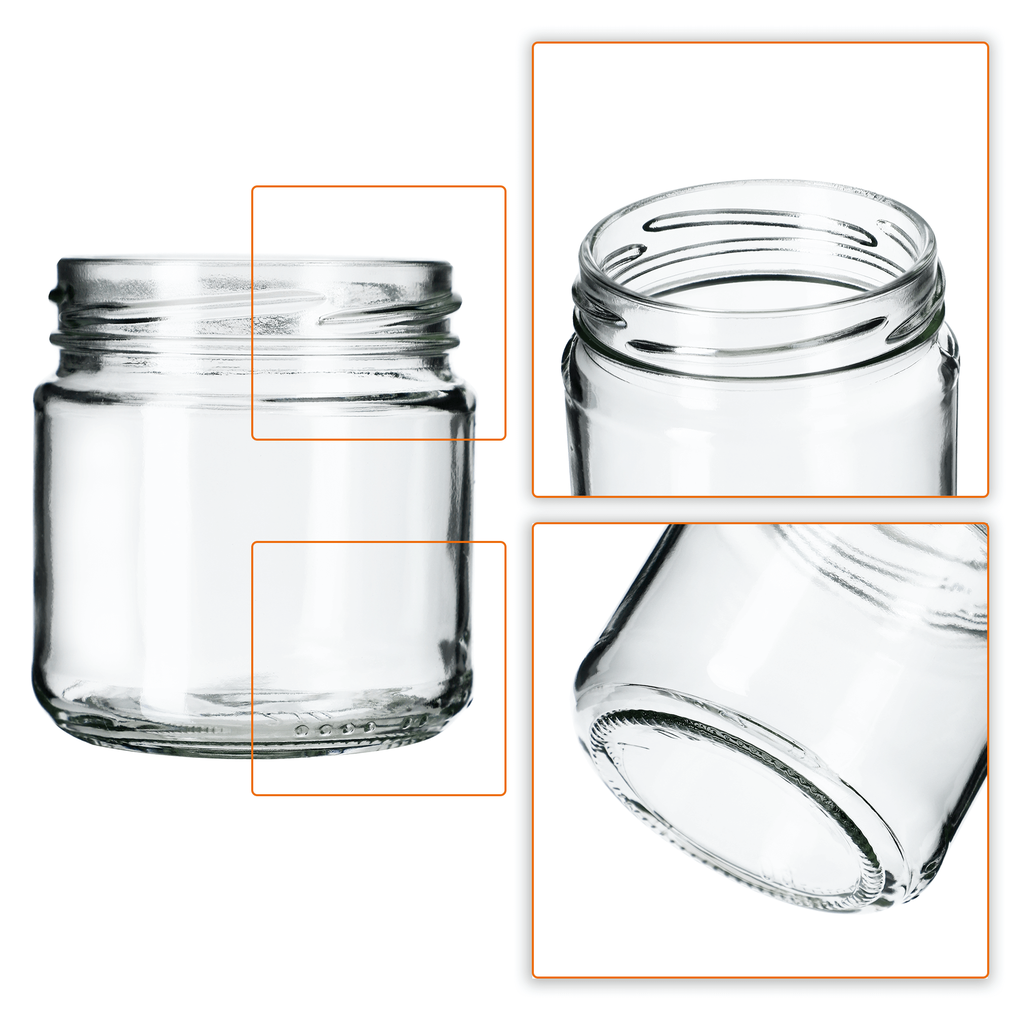Słoiki na przetwory Lerma 200ml 100szt fi 66 mm + wieczka "Ul"