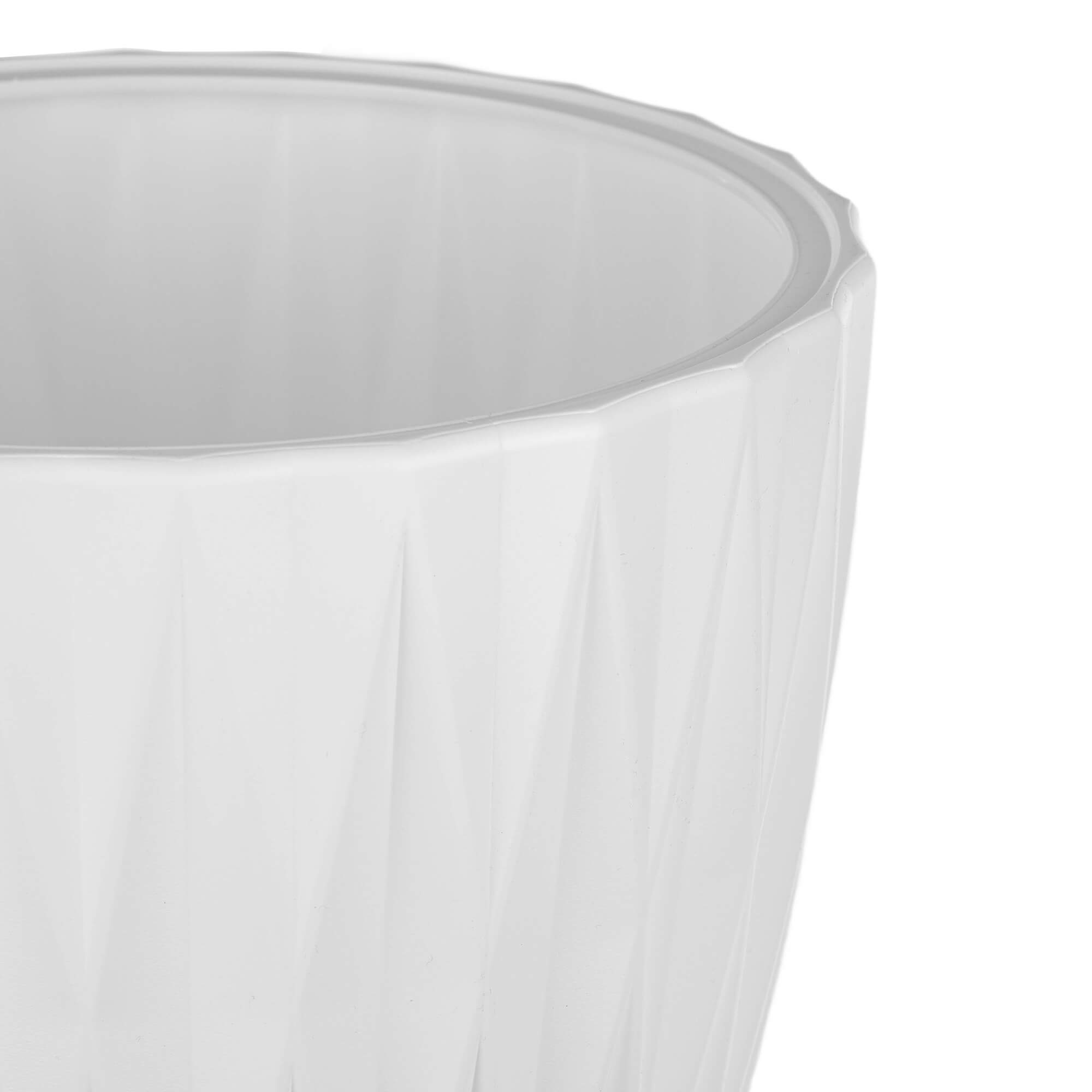 Doniczka Caro 25 cm, biała, 1 szt.