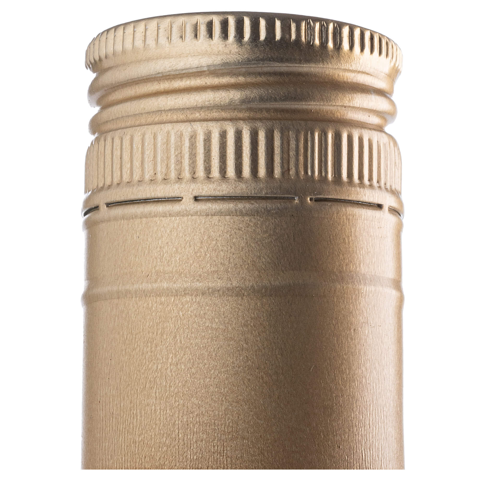 Aluminiowa zakrętka do butelek Annot fi 30mm długa złota 50 szt.
