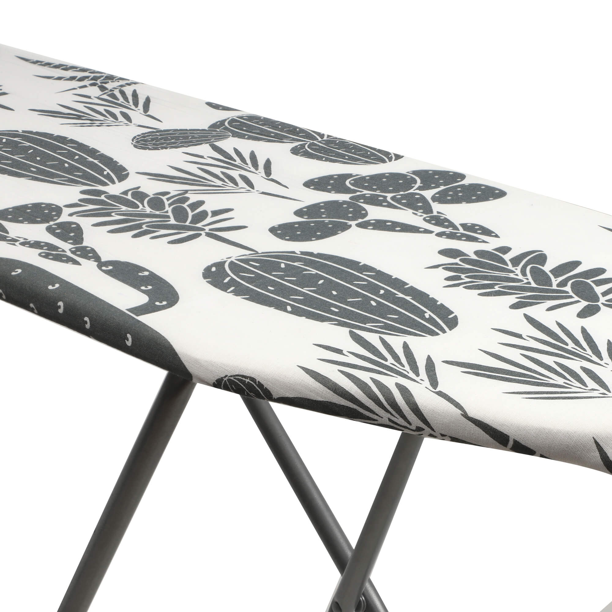 Deska do prasowania Larvik 100 x 30 cm czarna z uchwytem