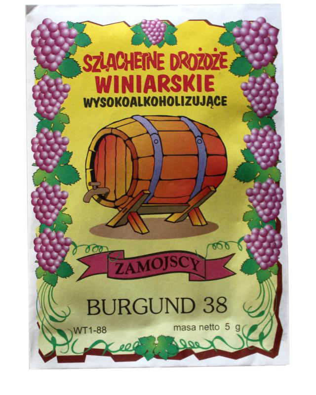 Drożdże winiarskie Burgund 5g
