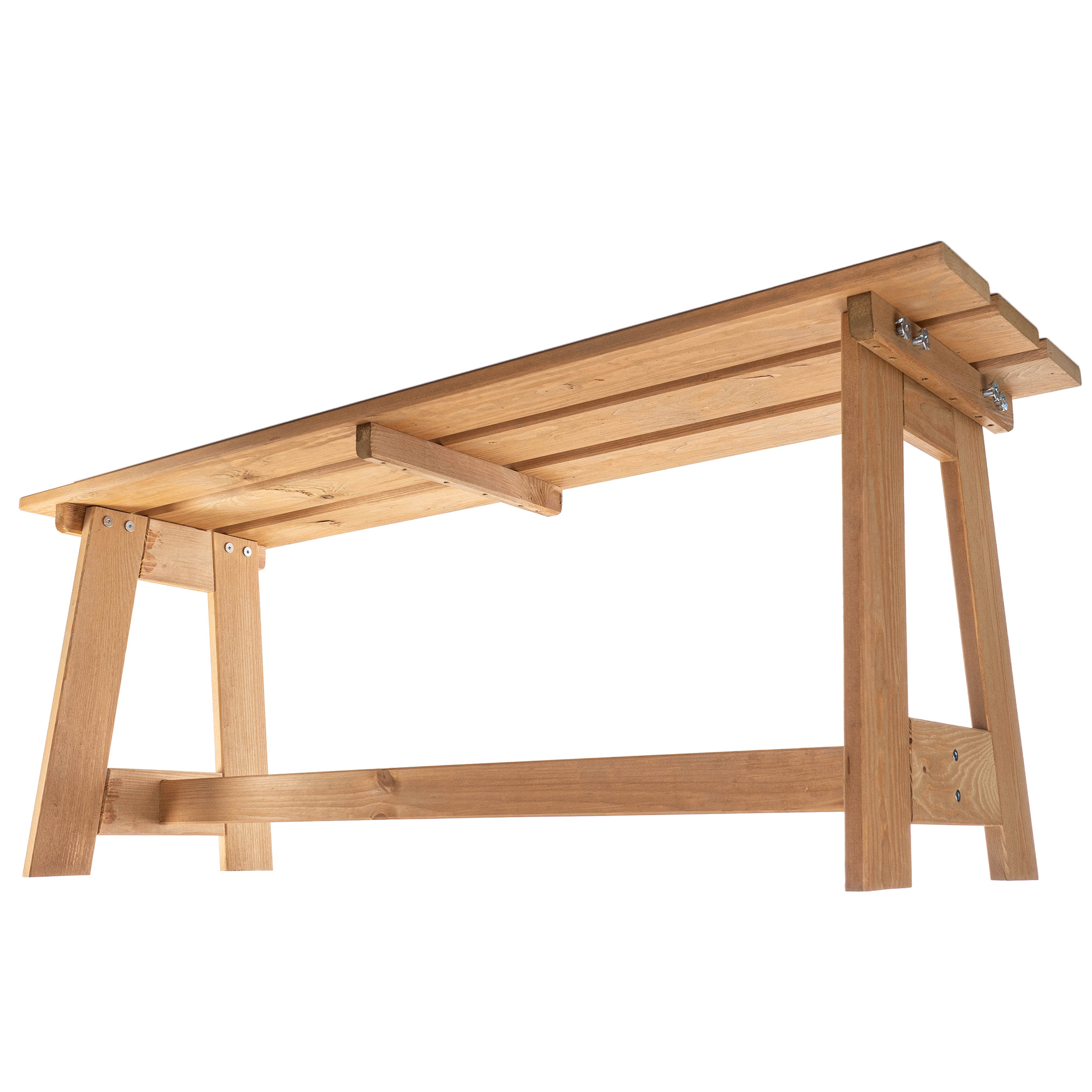 Ławka prosta Motte 119 x 35 cm złoty dąb