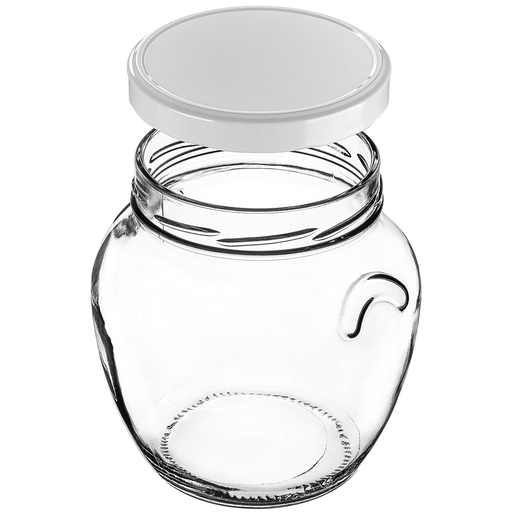 Słoiki na przetwory Sassa 1700ml 4szt 110mm + wieczka białe