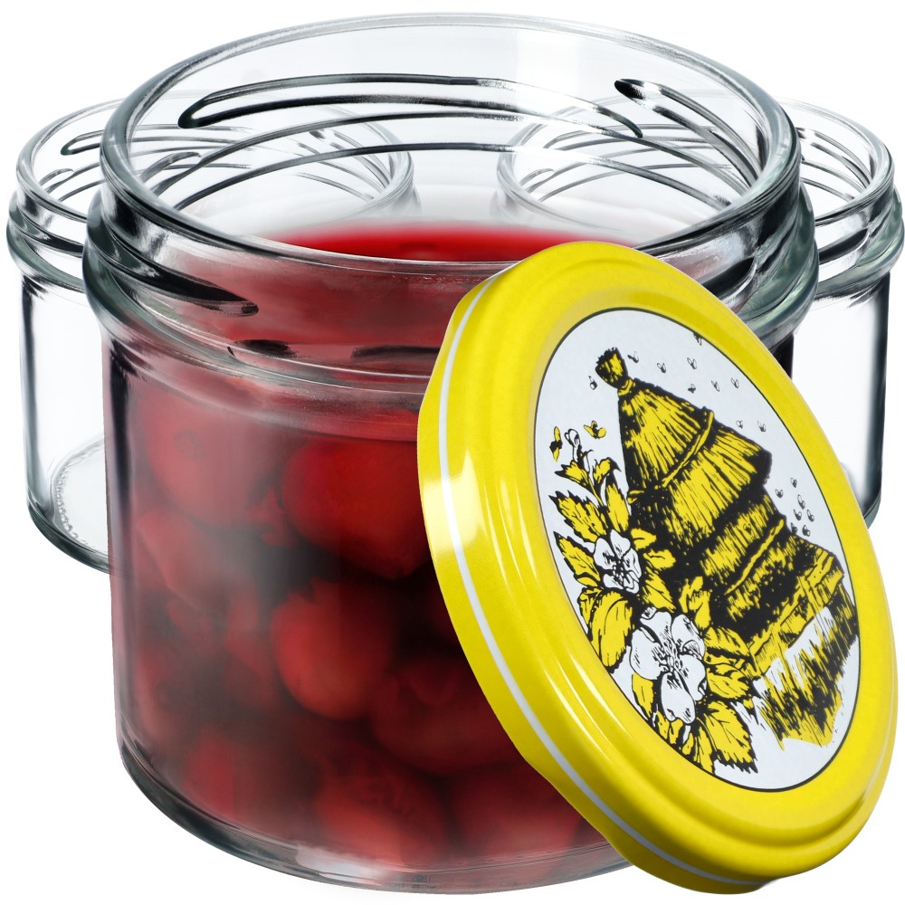 Słoiki Vigo 140ml 20szt fi 66 mm + wieczko "Pszczoły"