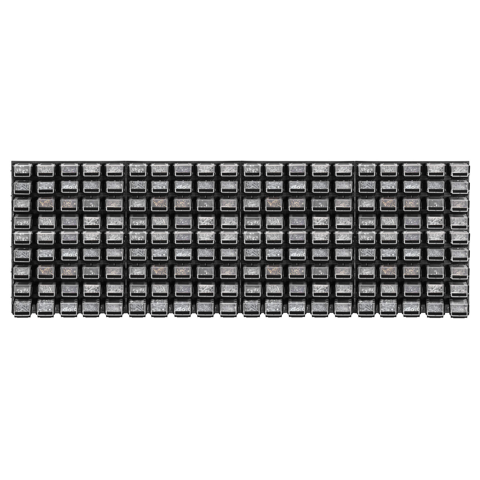 Tablica warsztatowa Lokke 180 elementów 232 x 78 cm, czarna