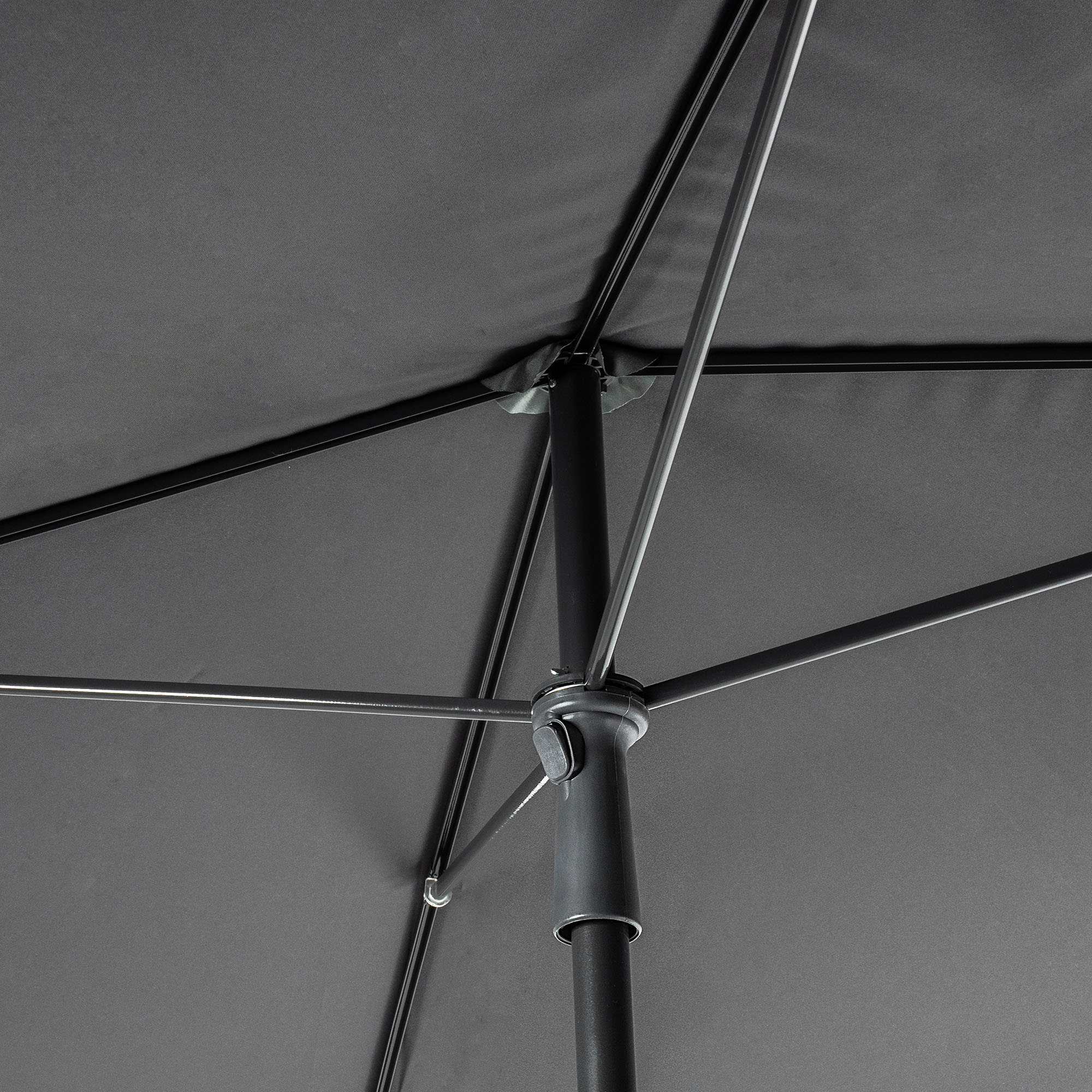 Parasol balkonowy Talaia ciemny szary 210x140cm