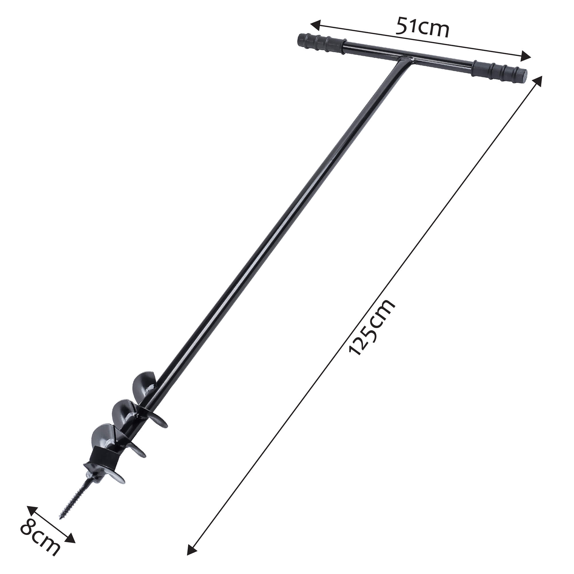 Świder ręczny do gleby Flako 125 cm