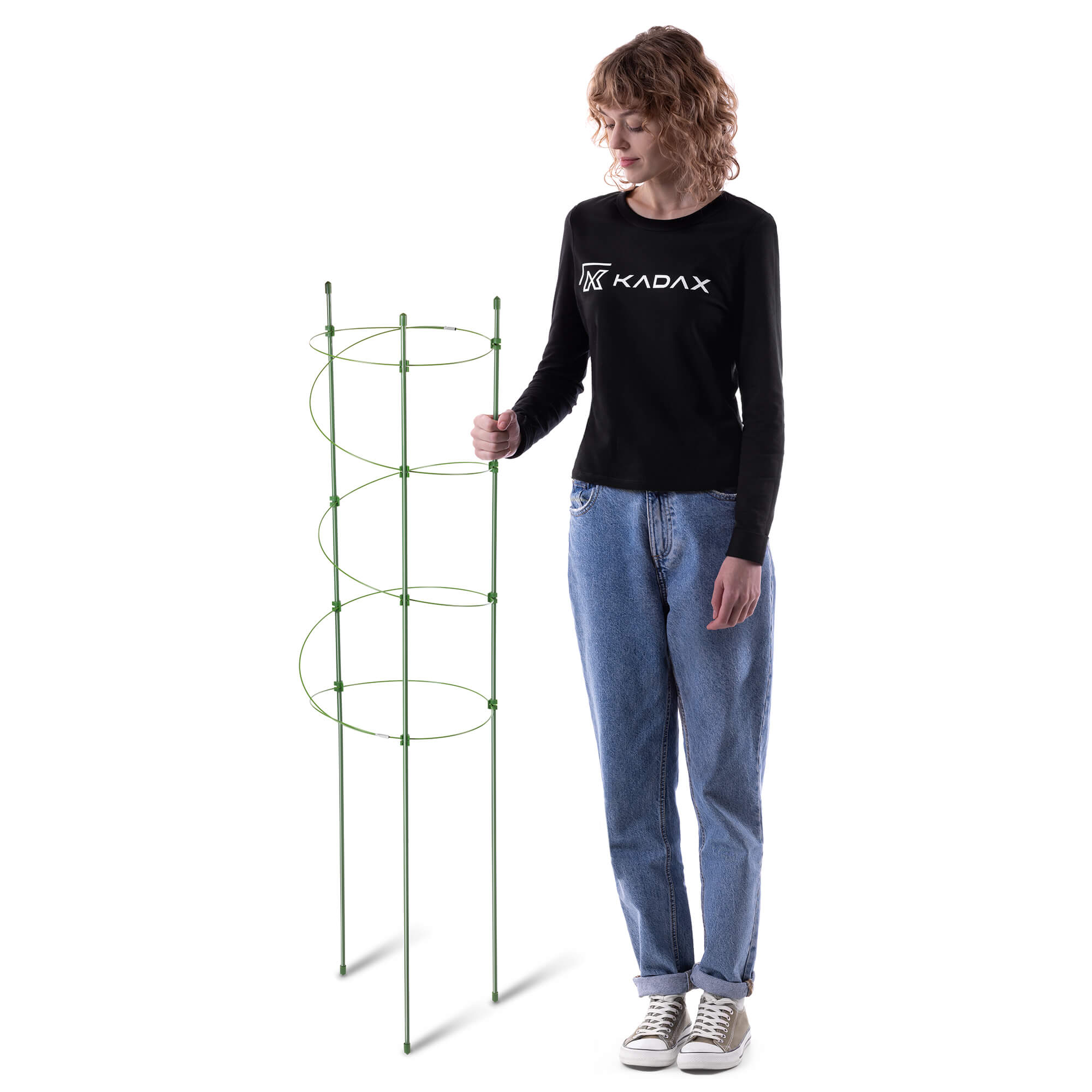 Spiralna podpora do roślin Apremont 120 cm zielona 1 szt.