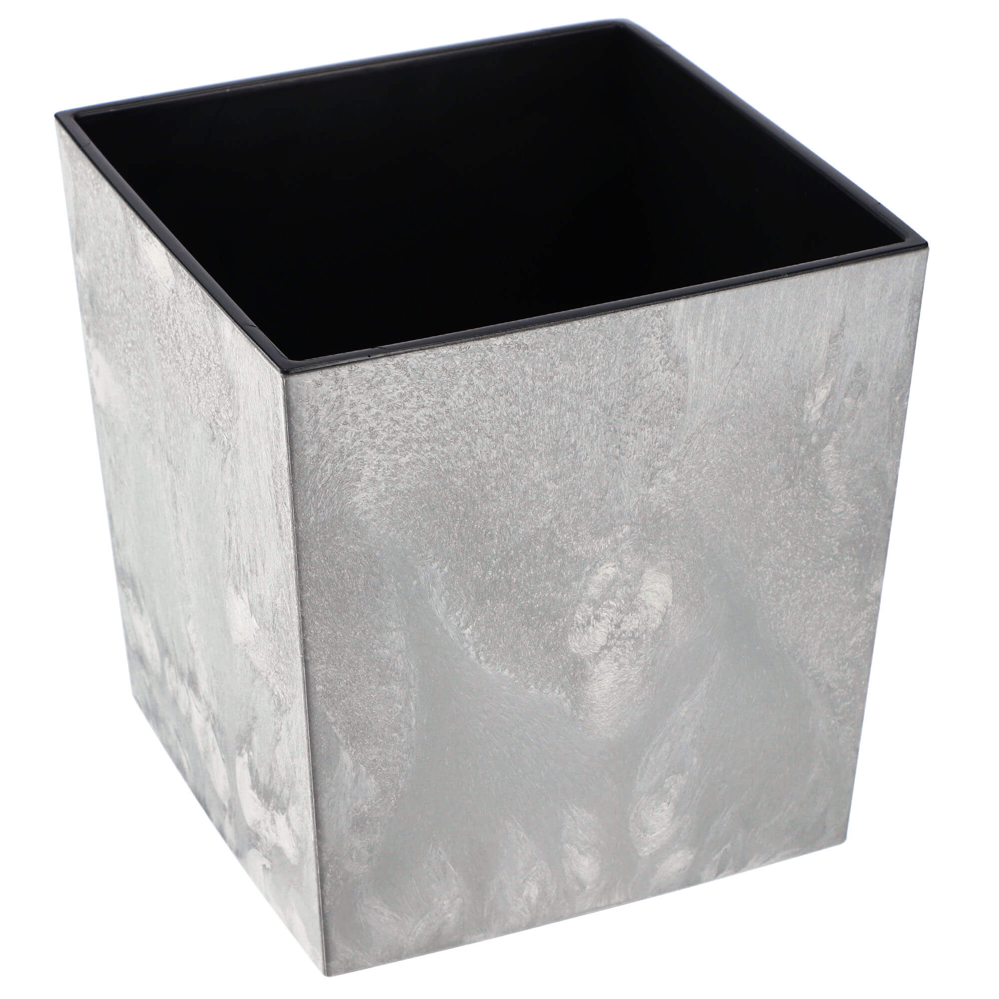 Doniczka z wkładem Tres 19cm szary beton