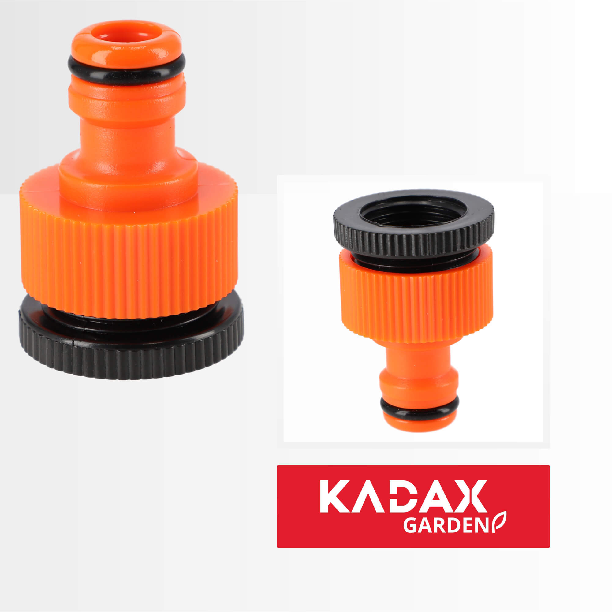 Uniwersalne przyłącze do kranu 4 x 3 cm, pomarańczowe