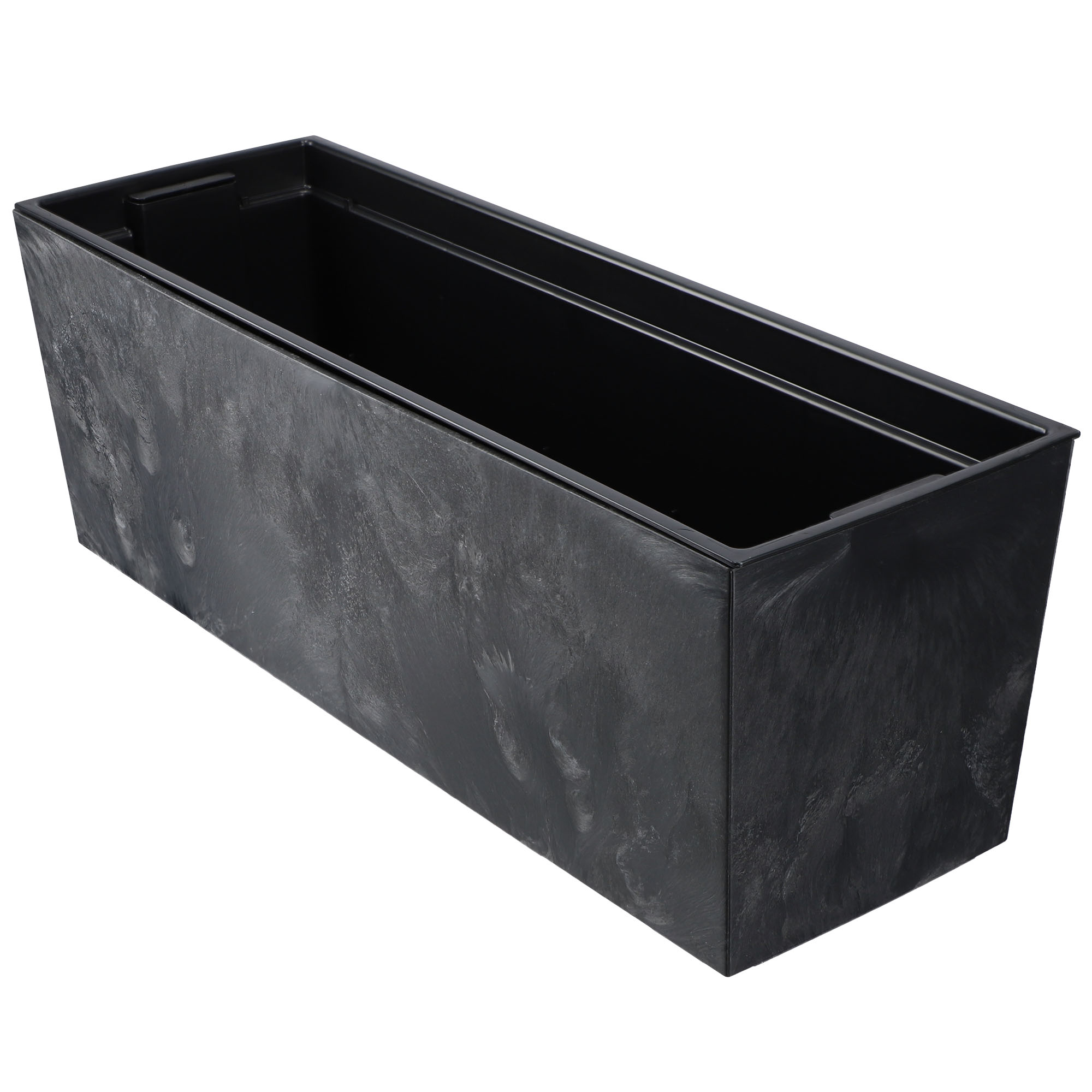Skrzynka balkonowa Fontana 56cm czarny beton
