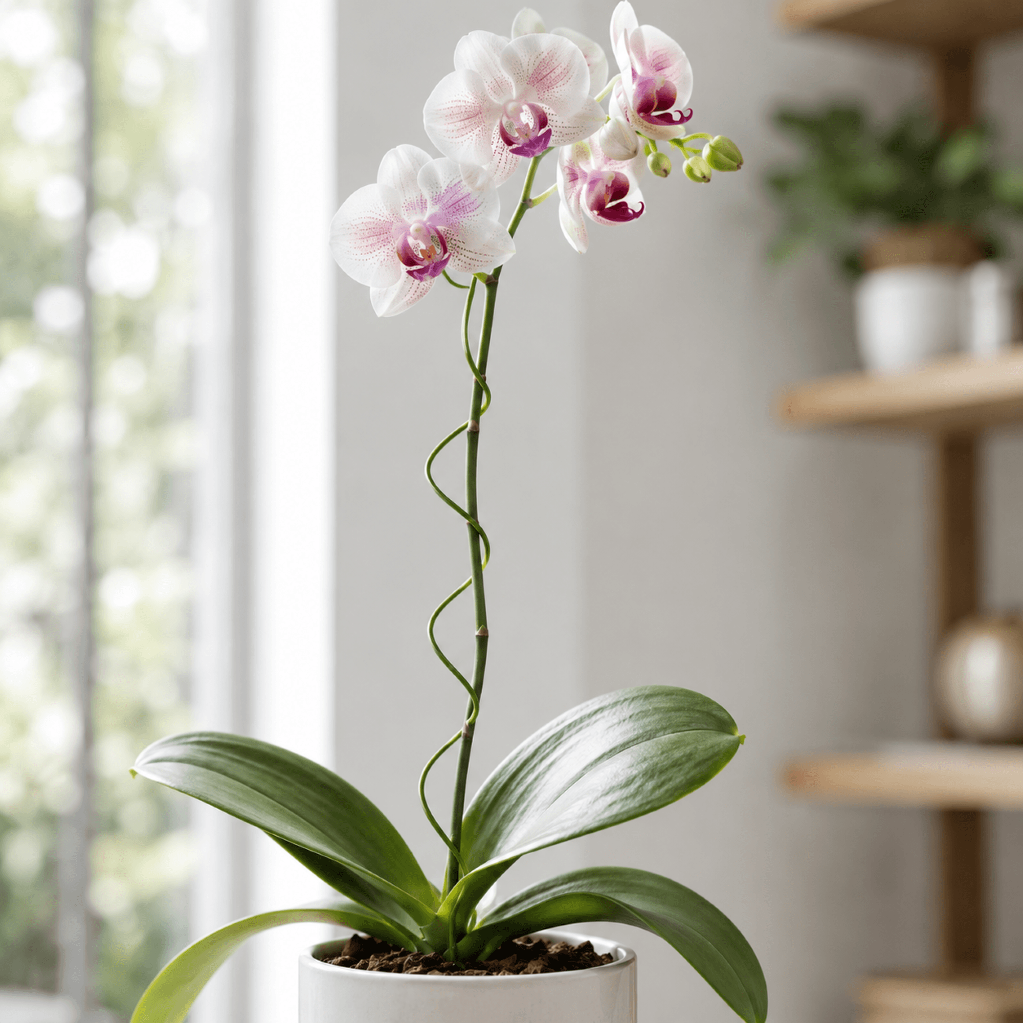 Tyczka spiralna do roślin Grimone 55 cm zielona 3 szt.