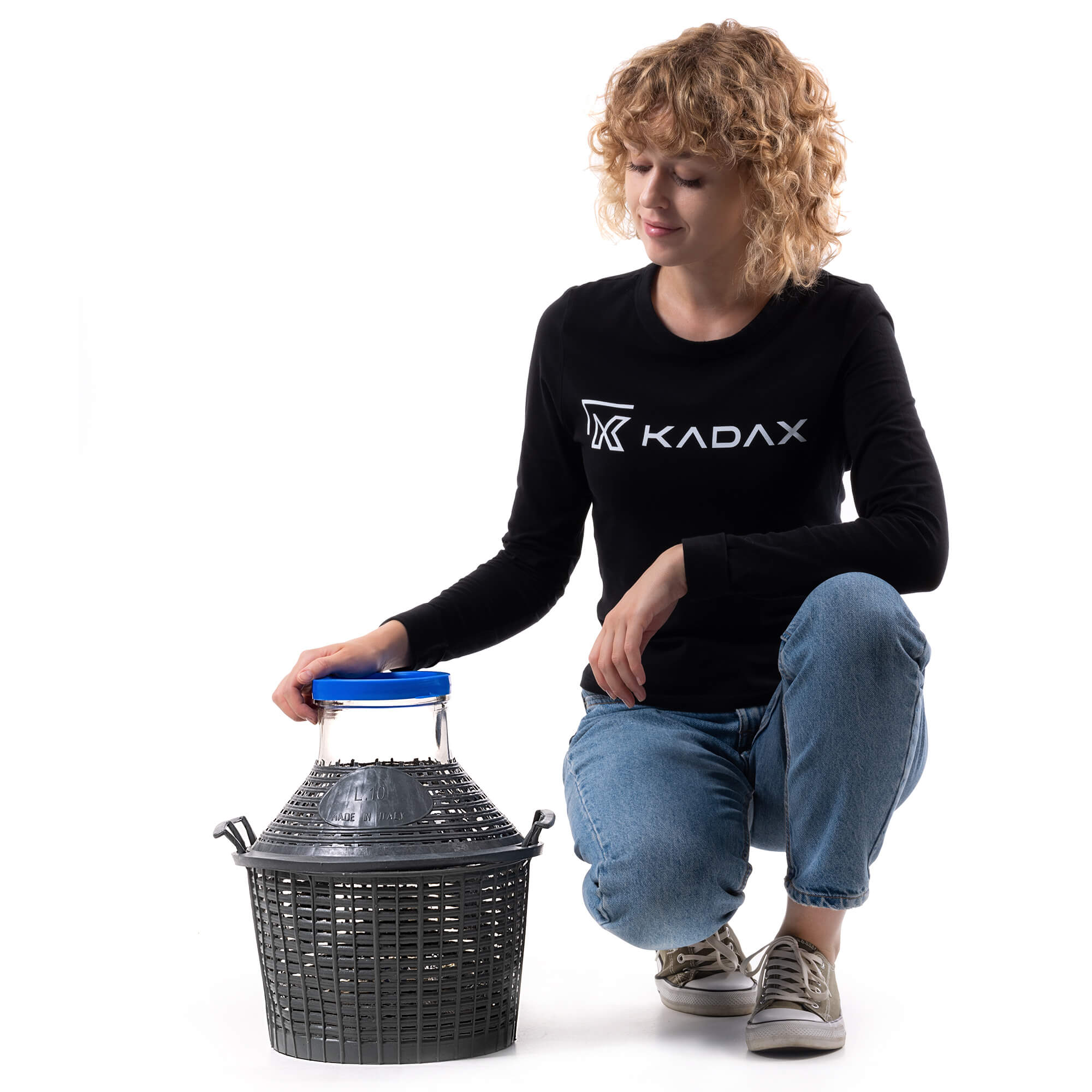 Balon Gąsior do wina Fonte z szerokim otworem 10L