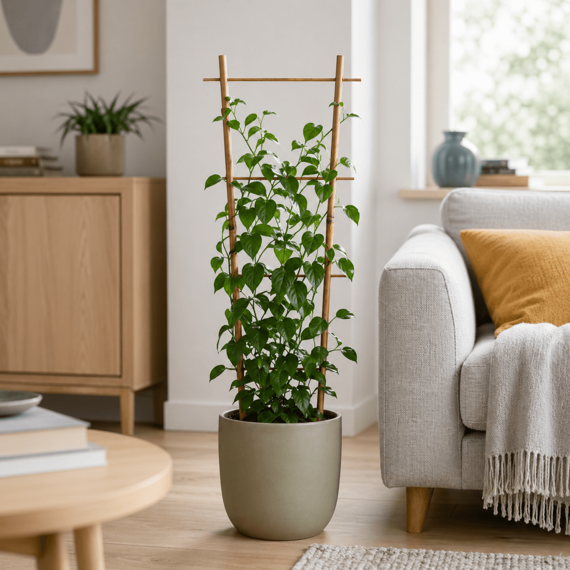 Drabinka do kwiatów bambusowa Taio 60 cm 5 szt.