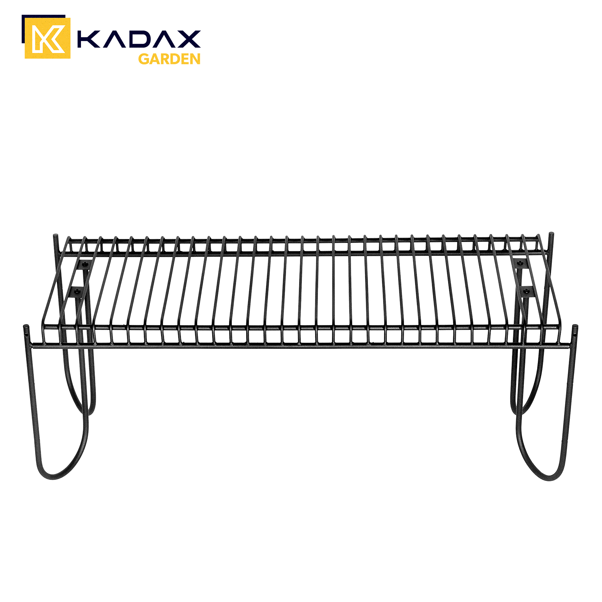 Ławka do ogrodu Ruste 120 x 45 cm, czarna