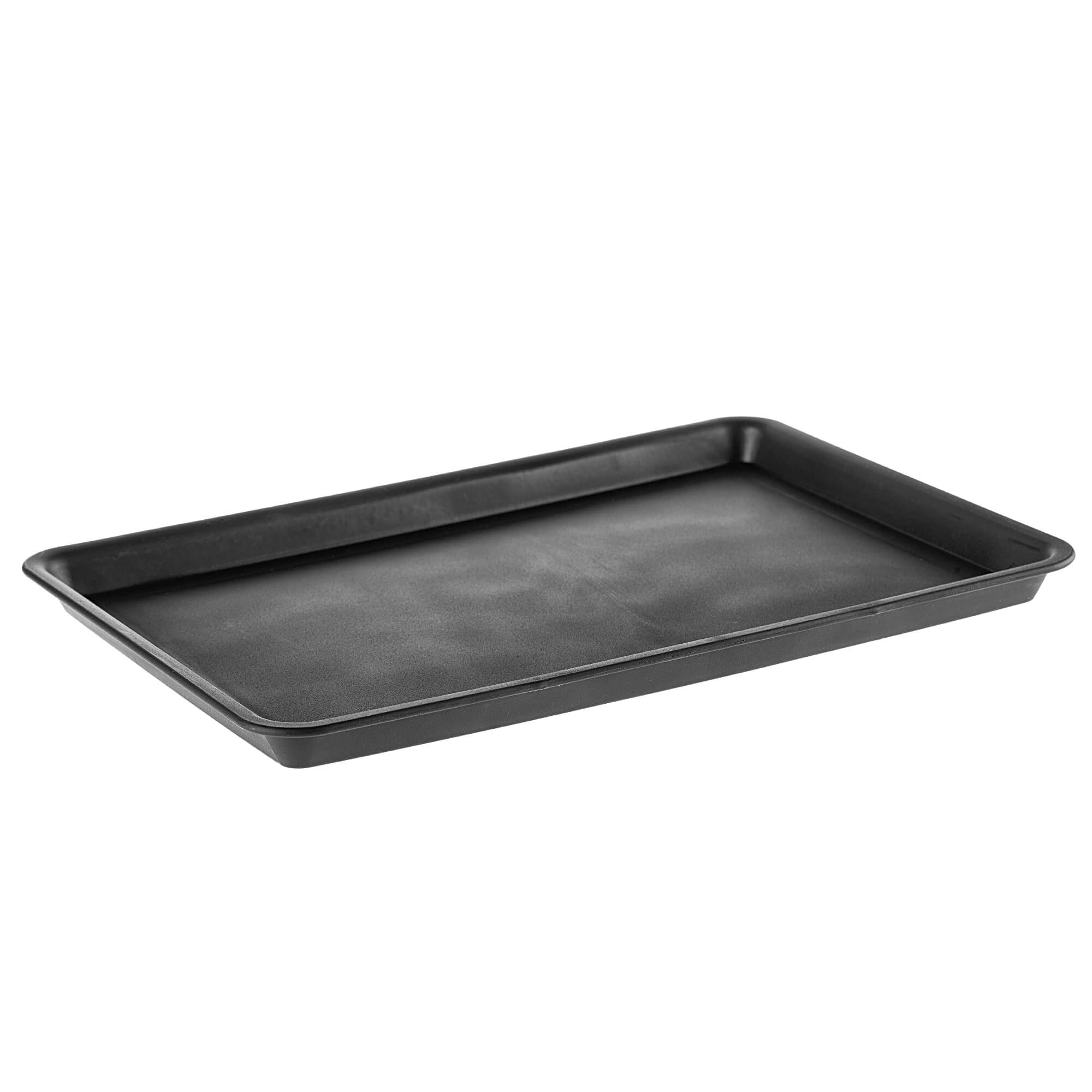 Taca plastikowa prostokątna Volpe czarna 40.5 x 30 cm
