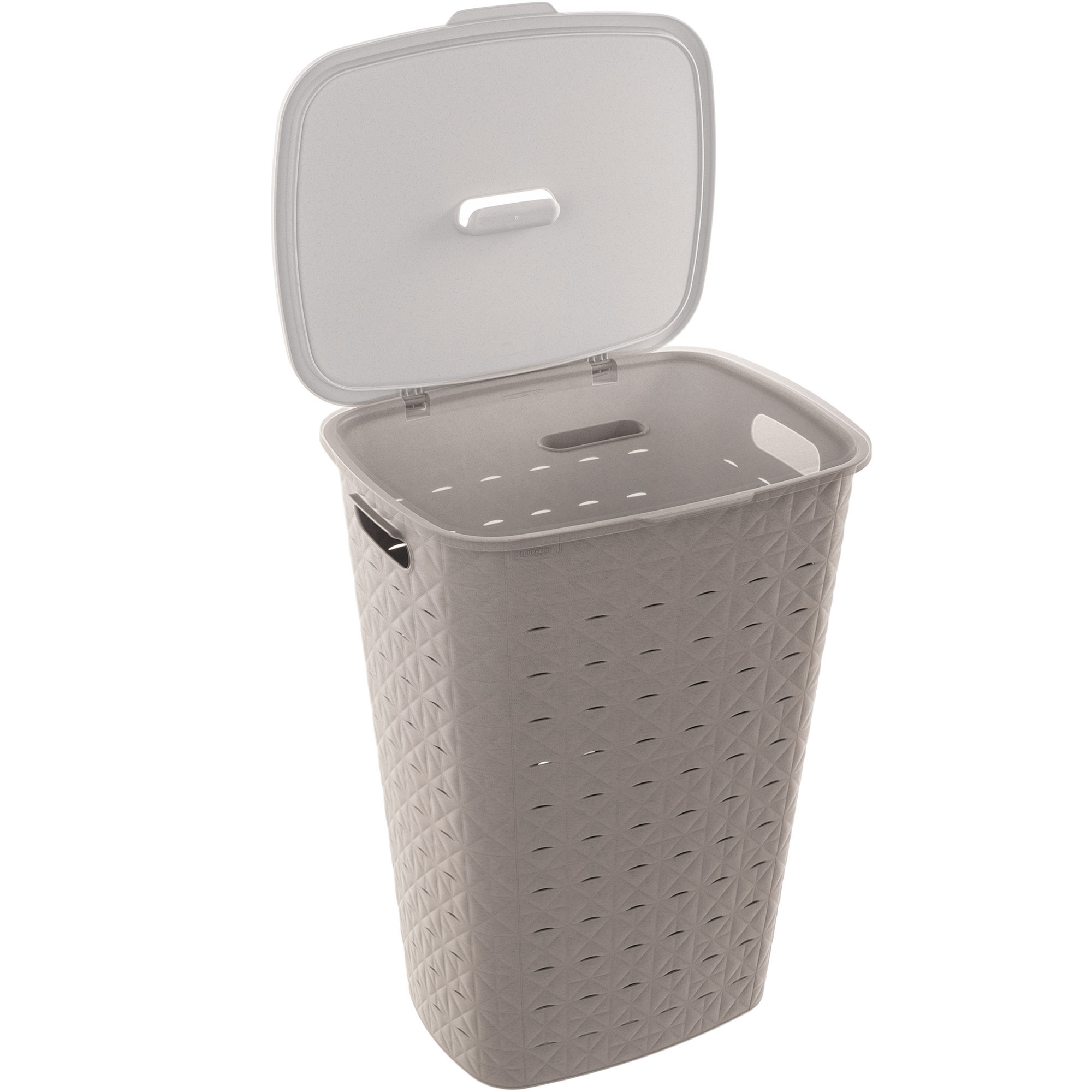 Kosz na bieliznę Curver Softex 56L beżowy