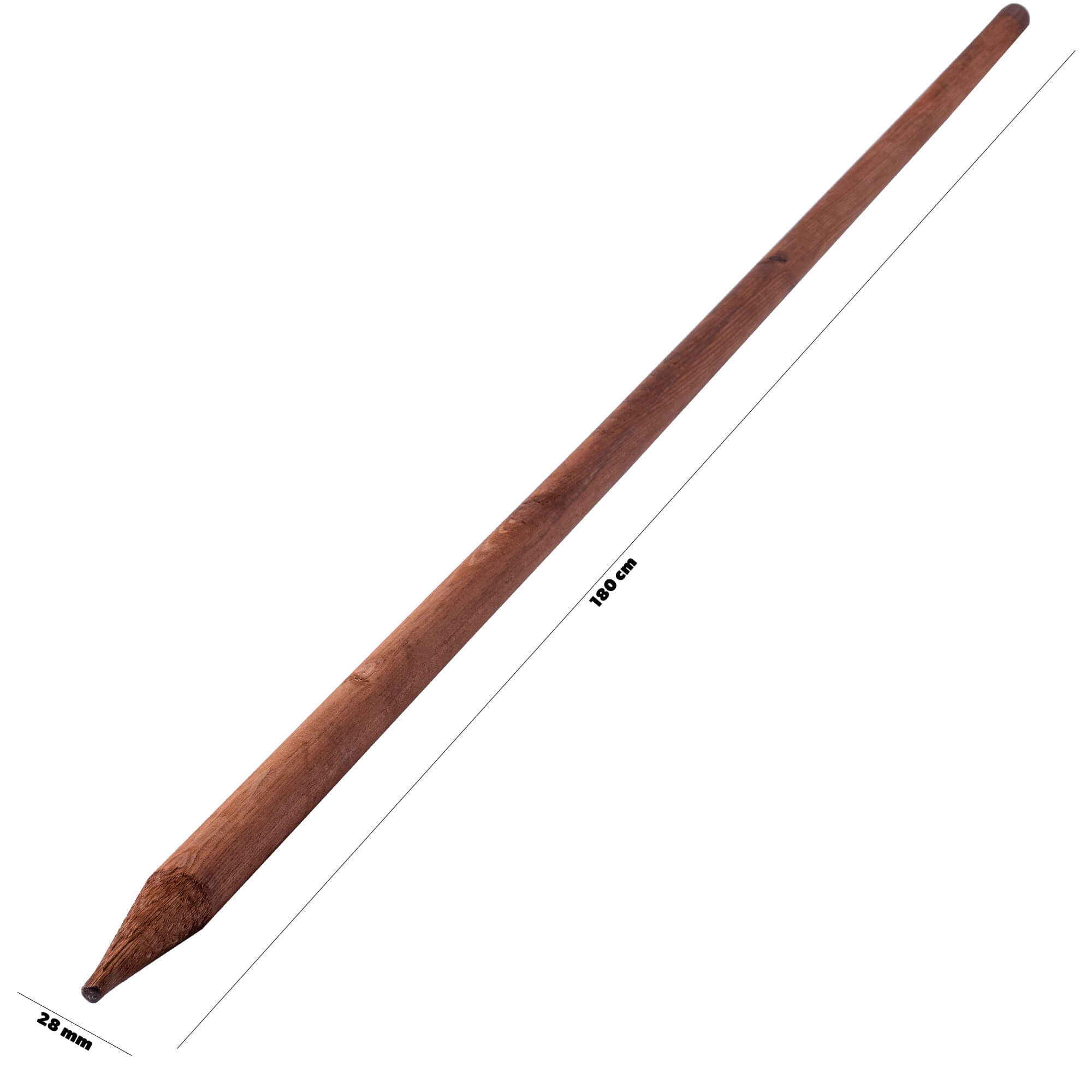 Podpora do roślin drewniana Tarup palik 28 mm x 180 cm 1 szt.