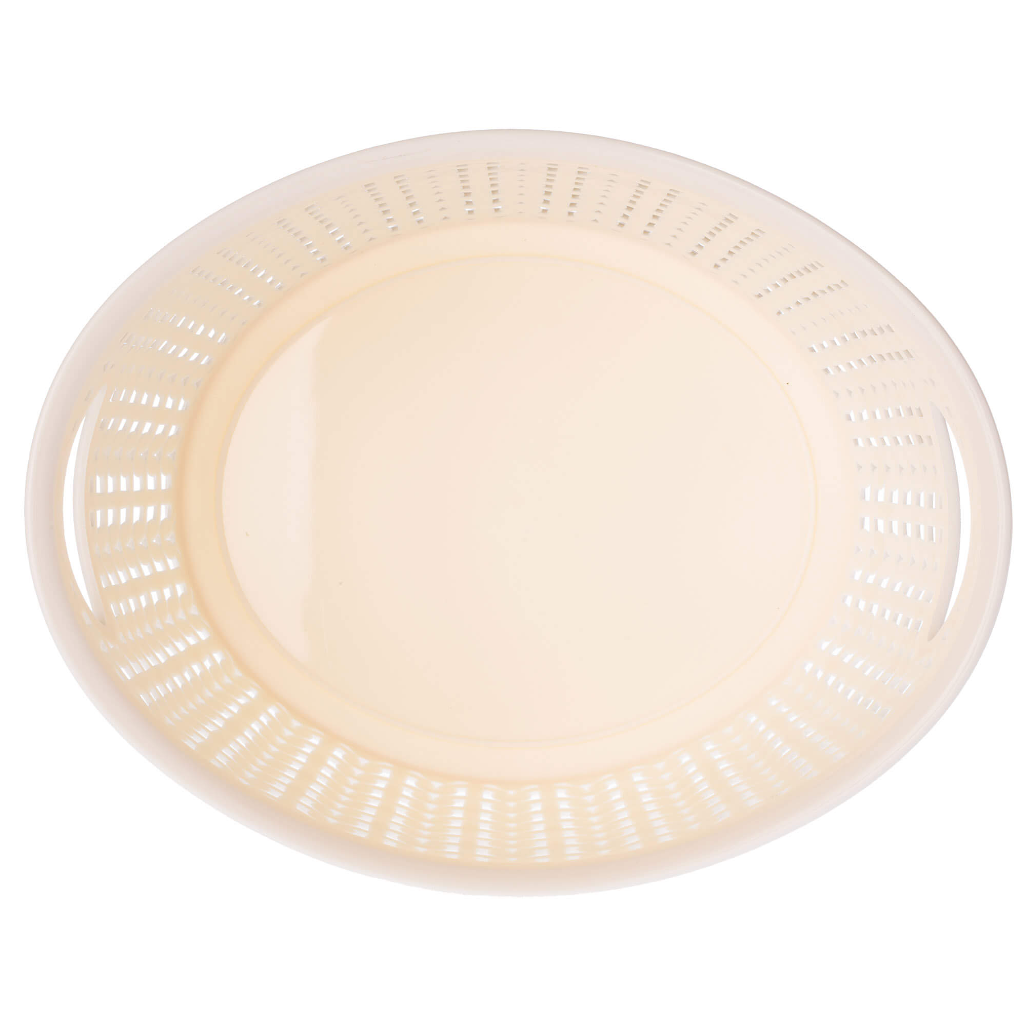 Koszyk plastikowy owalny Malm 1.5L, kremowy