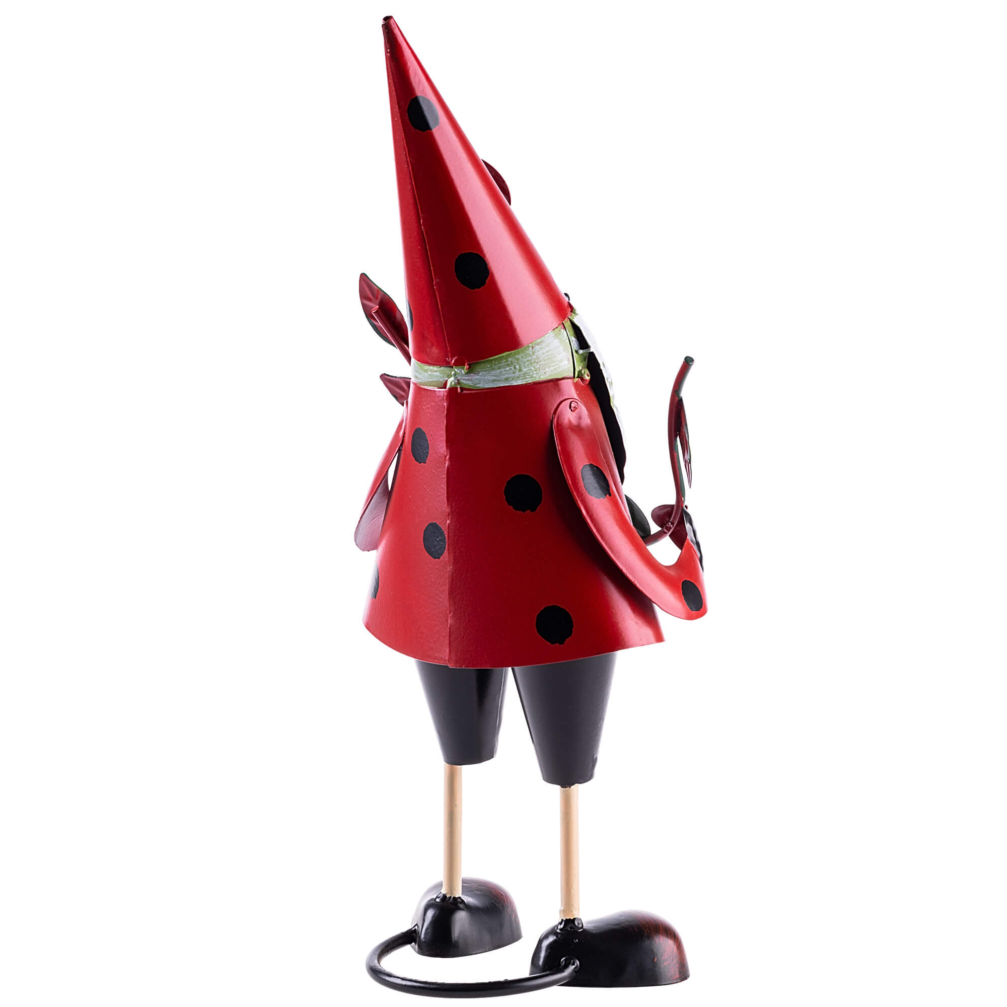 Figura ogrodowa Esson krasnal czerwony stalowa 30 cm