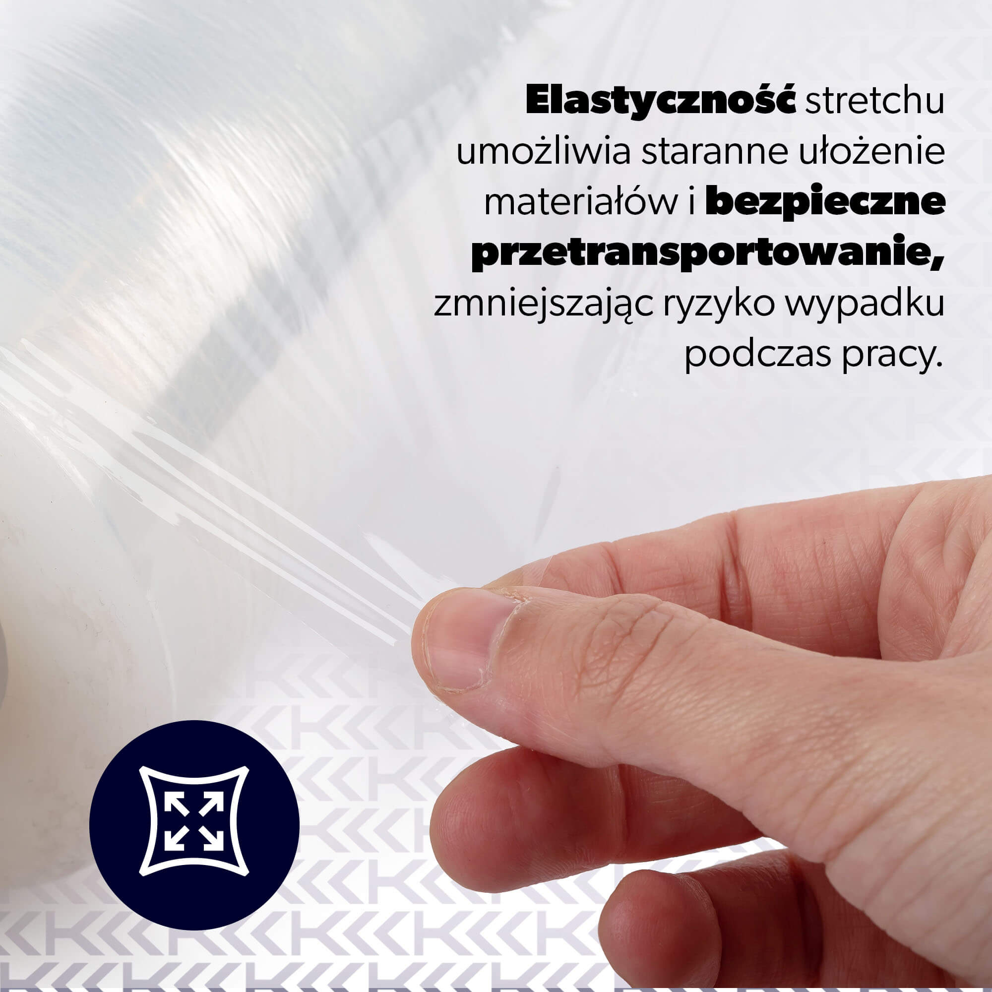 Folia stretch transparentna Chas 6 szt 300m