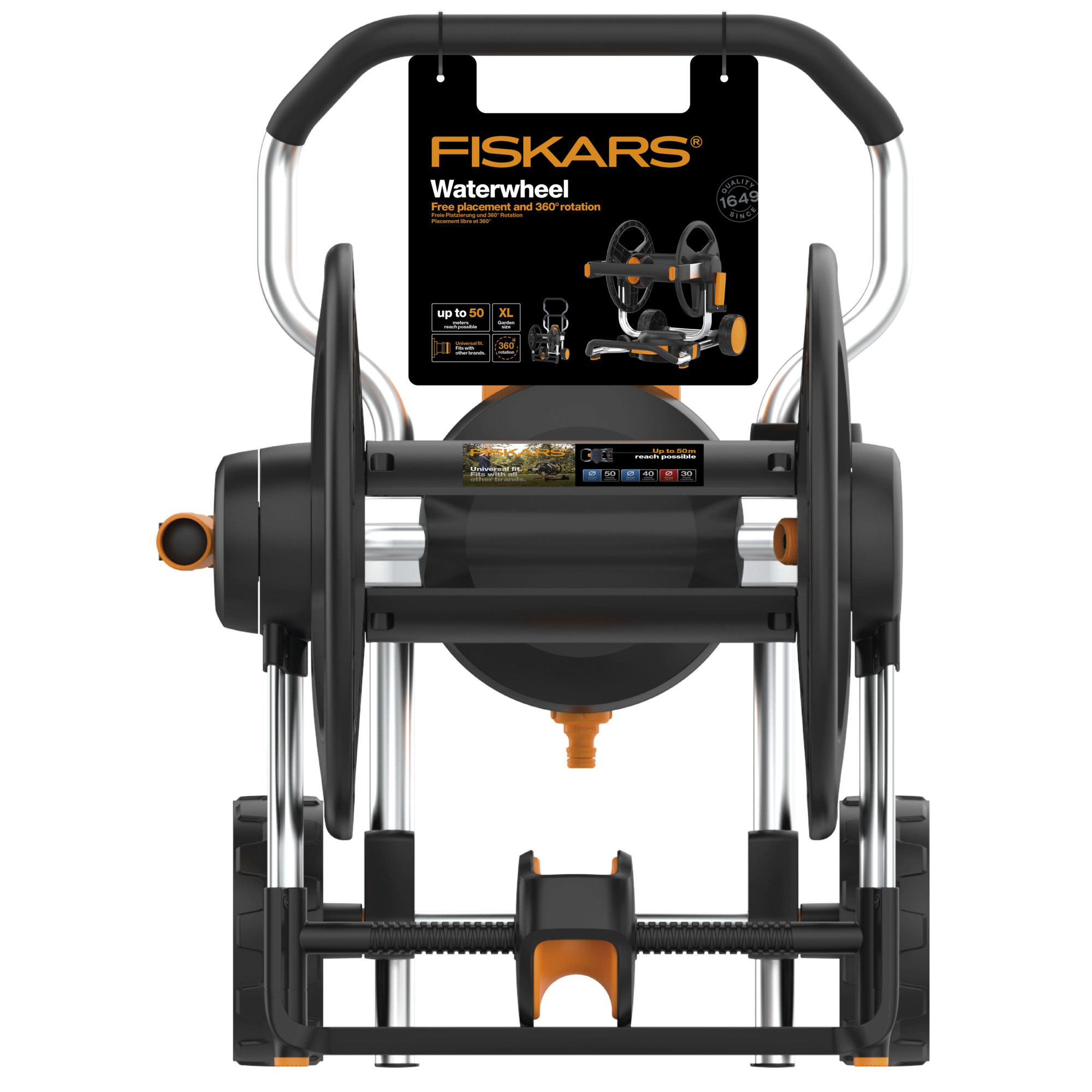 Fiskars 1062257 Wózek na wąż XL