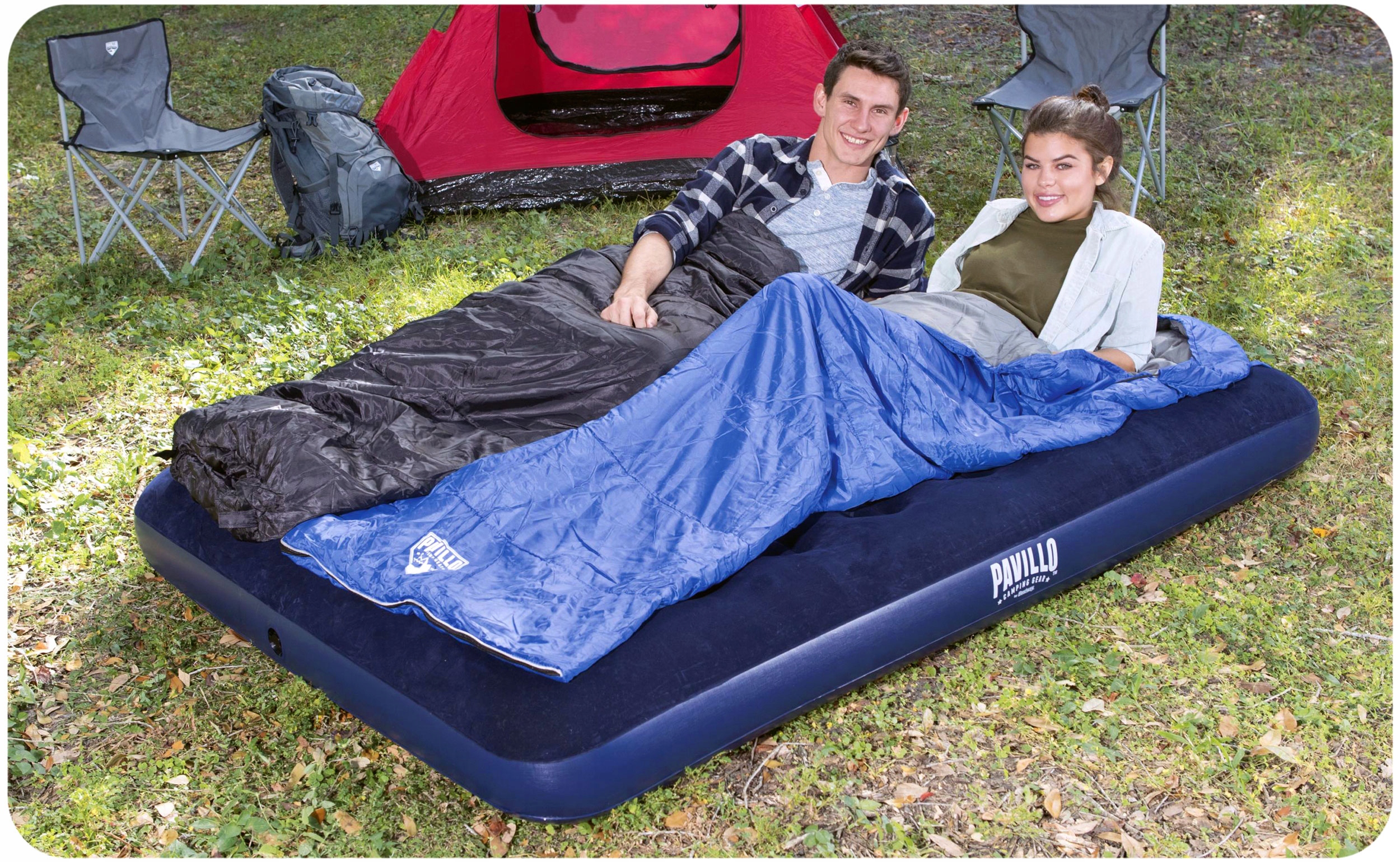Materac dwuosobowy welurowy 191 x 137 cm Bestway 67002