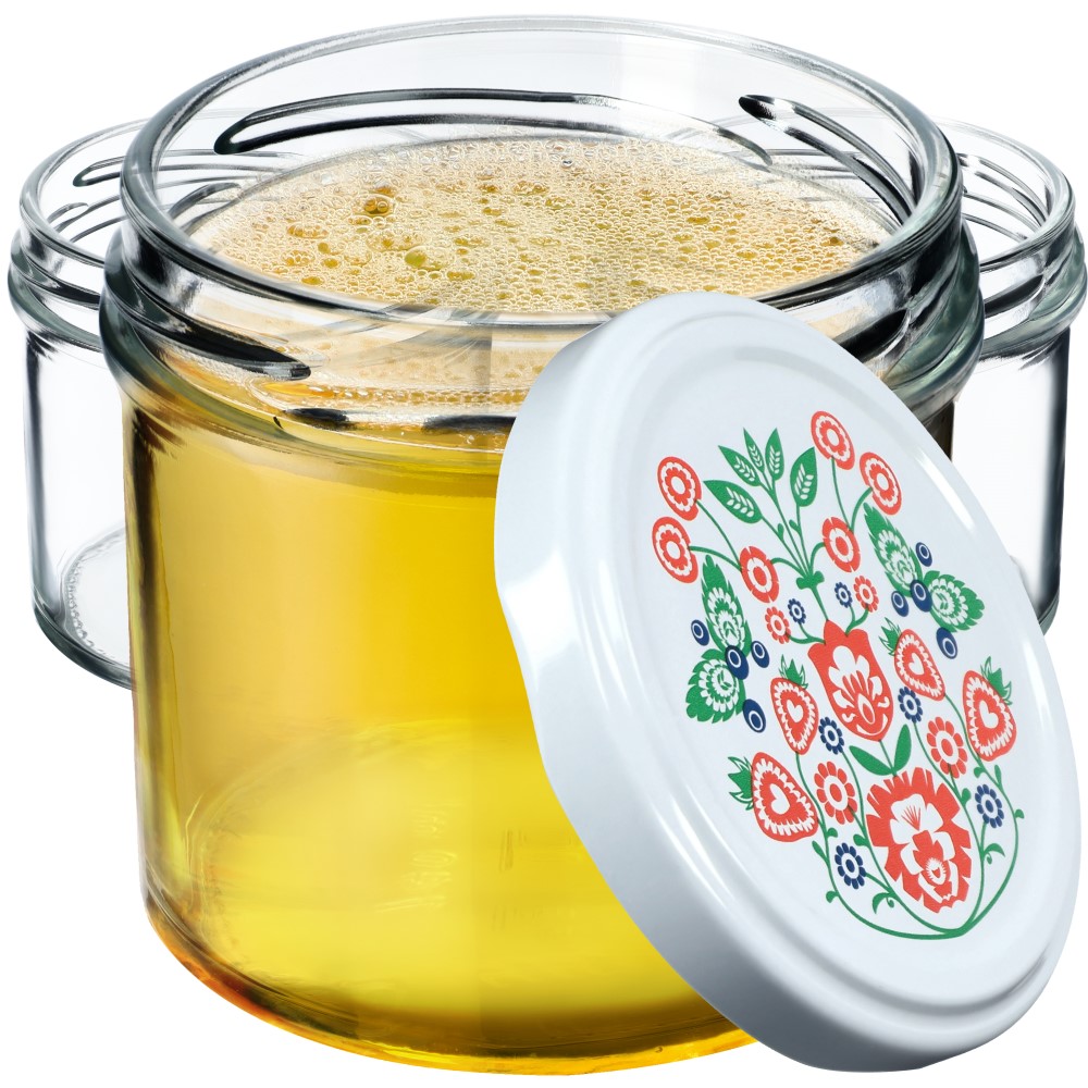 Słoiki Vigo 140ml 20szt fi 66 mm + wieczko "Folklor"